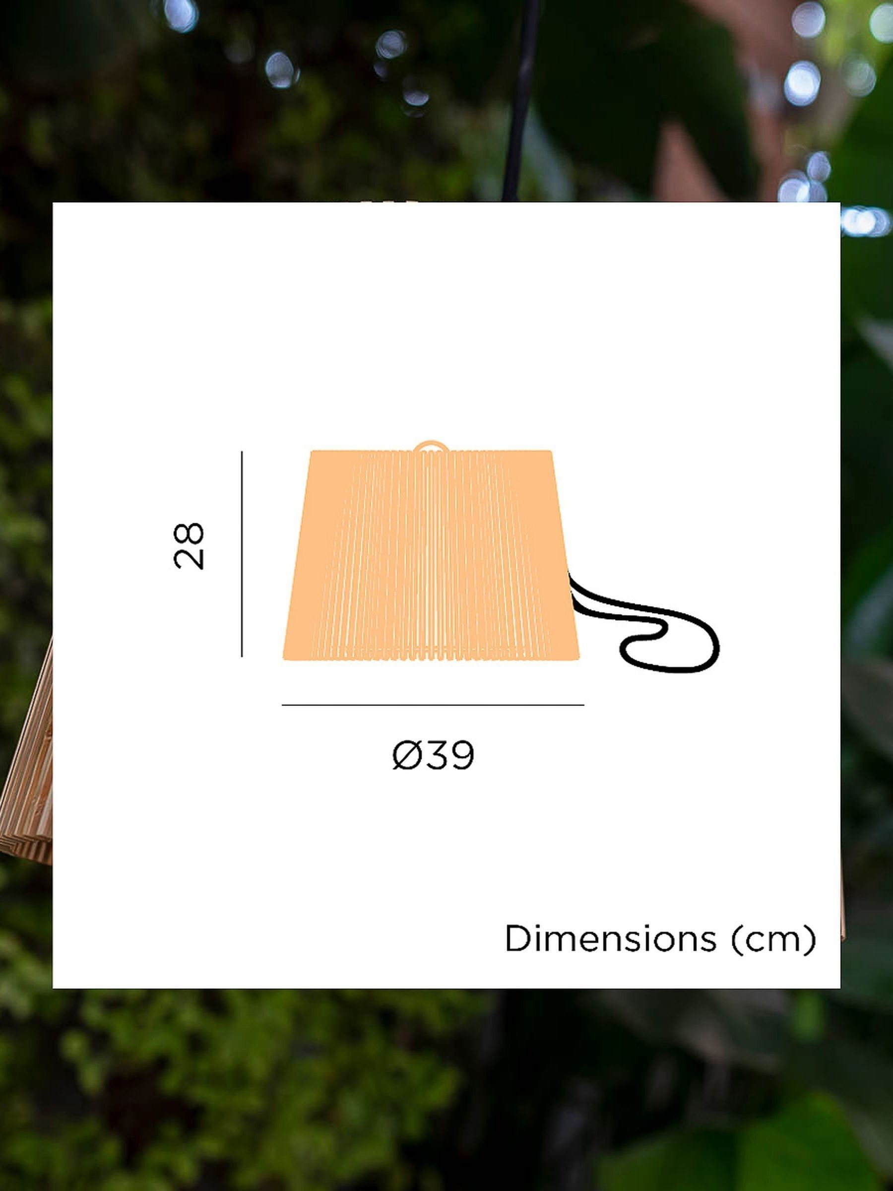 New Garden Brown Okinawa Hanging Cordless Pendant Lamp - Image 6 of 6 New Garden Brown Okinawa Hanging Cordless Pendant Lamp - Image 6 of 6