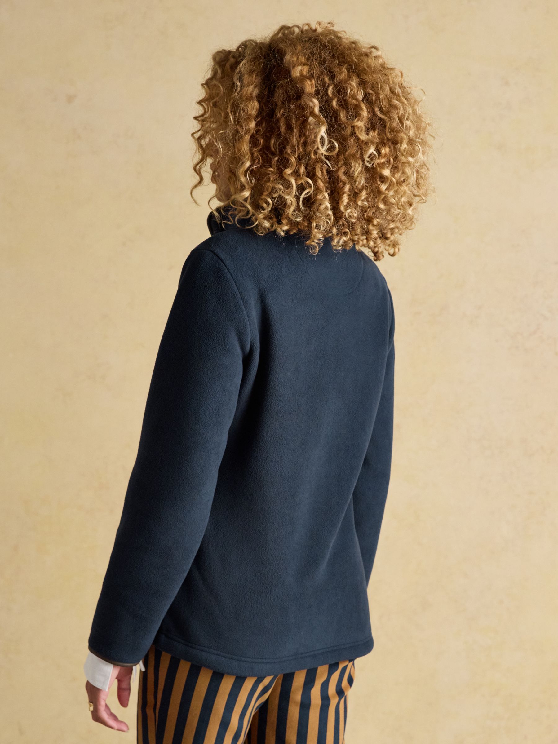 Official Burghley Navy Full Zip Heritage Fleece - Image 2 of 11 Official Burghley Navy Full Zip Heritage Fleece - Image 2 of 11