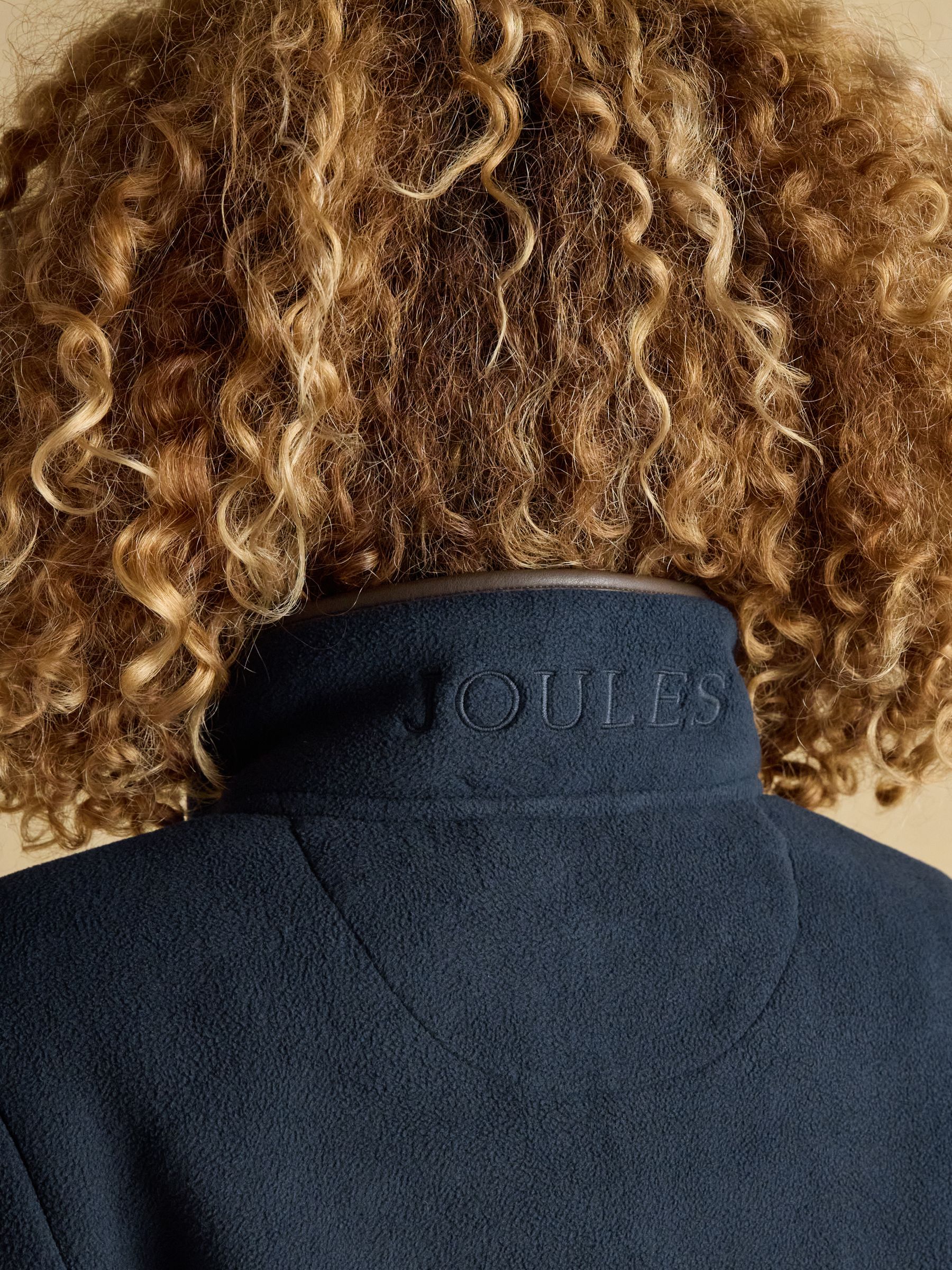 Official Burghley Navy Full Zip Heritage Fleece - Image 9 of 11