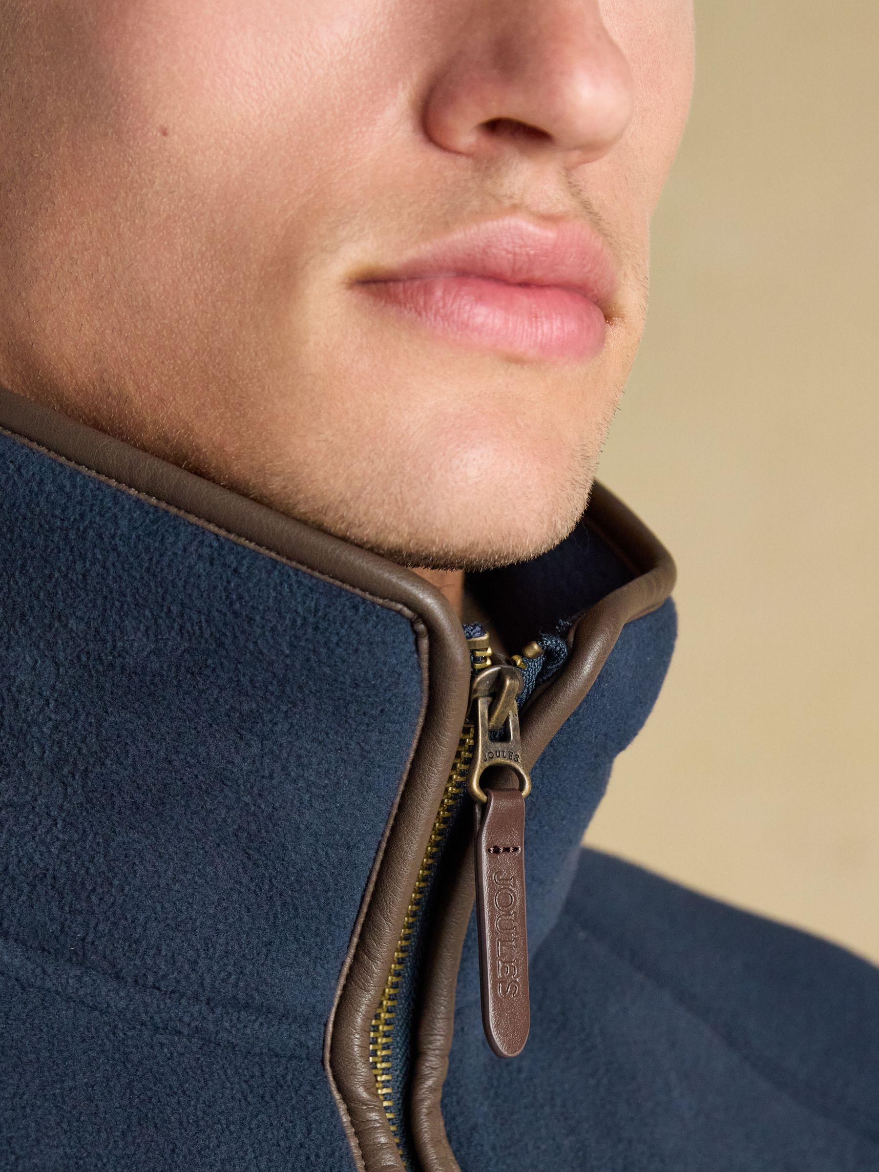 Official Burghley Navy 1/4 Zip Fleece - Image 6 of 10