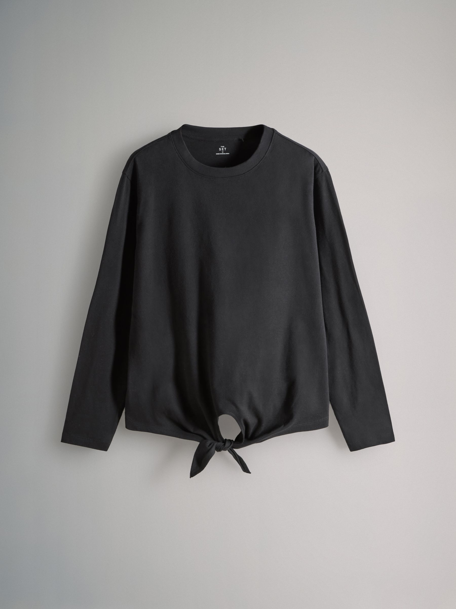 3 Pack Tie Front Long Sleeve T-Shirts - Image 3 of 6