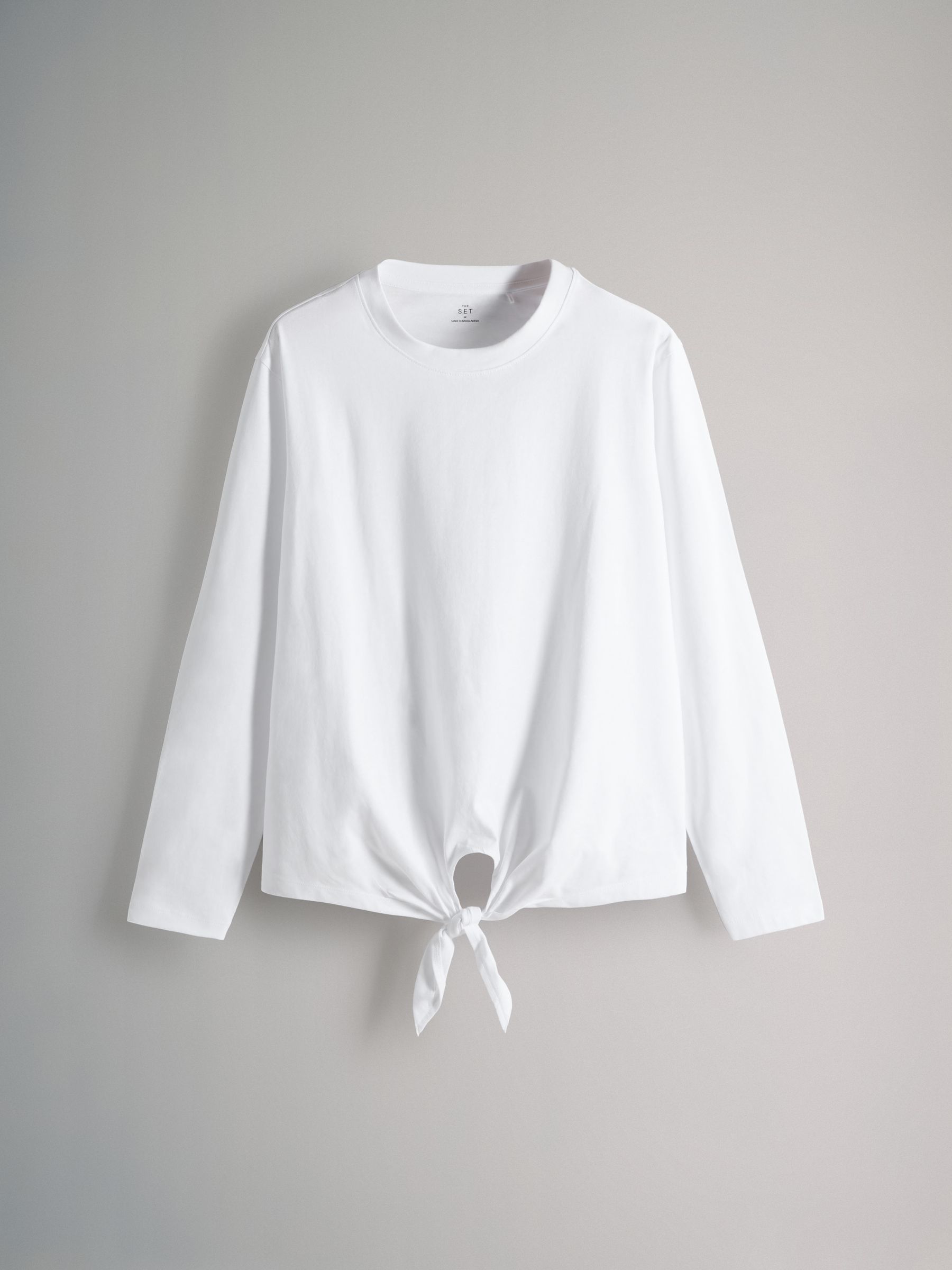 3 Pack Tie Front Long Sleeve T-Shirts - Image 4 of 6