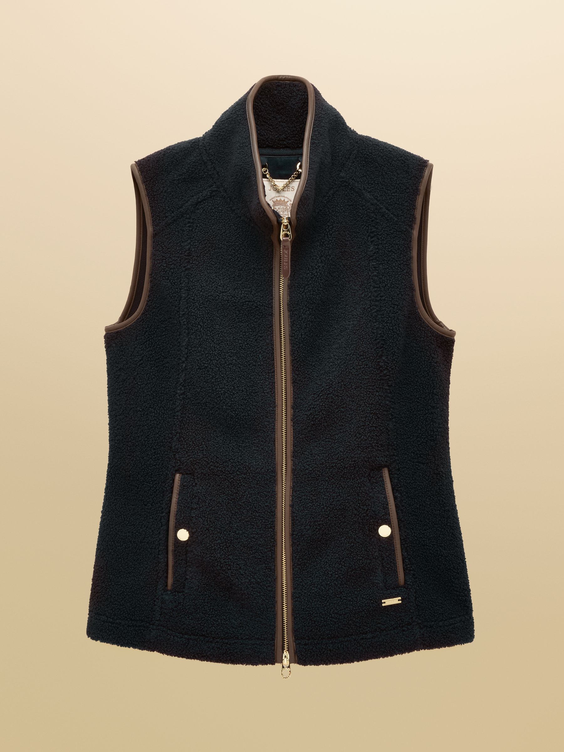 Borg Heritage Navy Fleece Gilet - Image 11 of 11