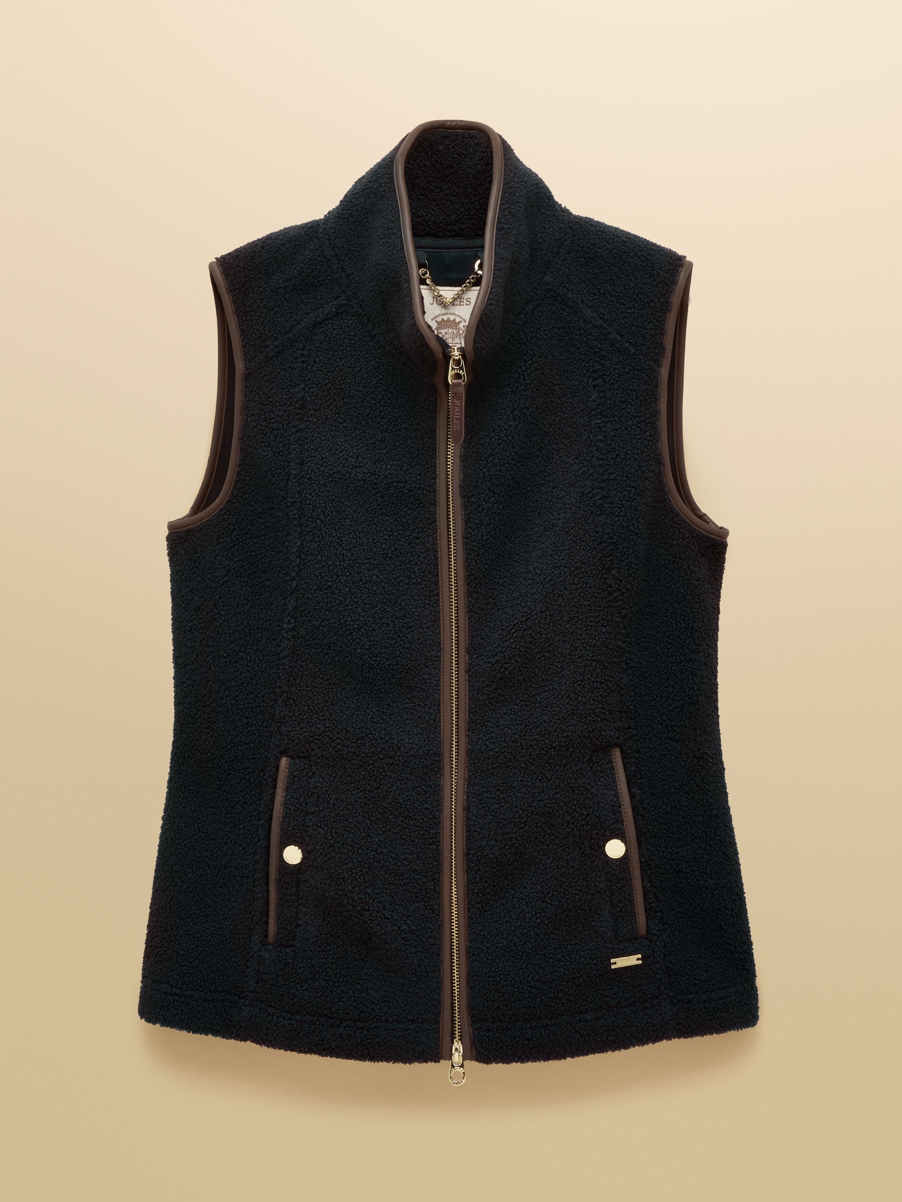 Borg Heritage Navy Fleece Gilet - Image 12 of 12