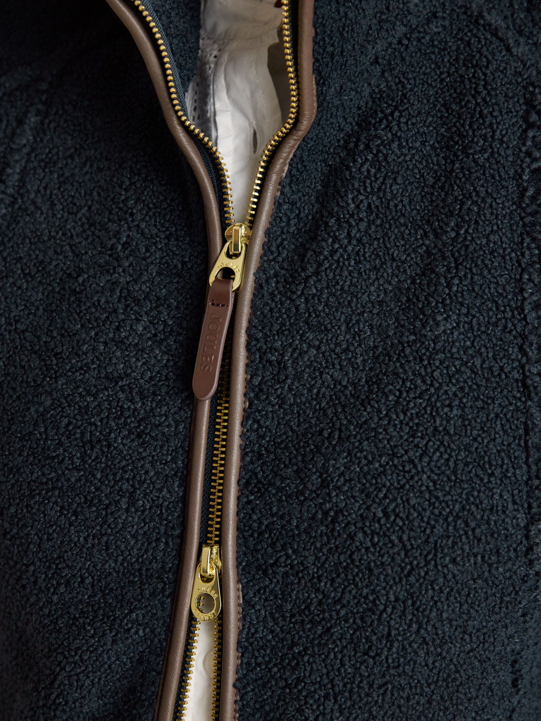 Borg Heritage Navy Fleece Gilet - Image 4 of 11