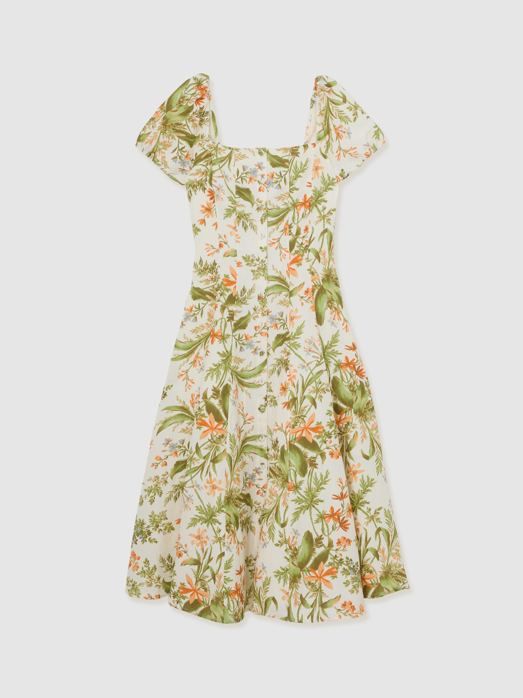 Lindi Dress in Cream Print - image 1