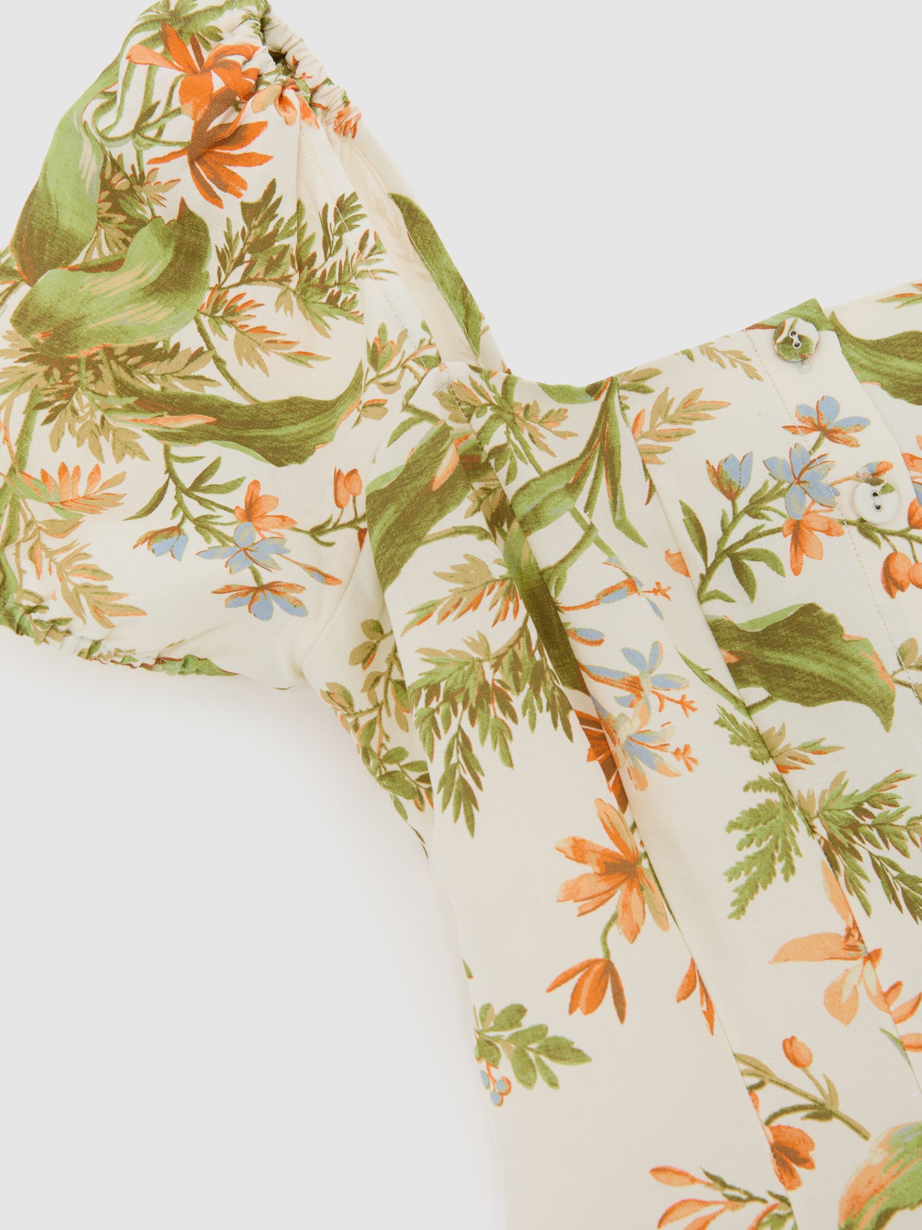 Lindi Dress in Cream Print - image 5