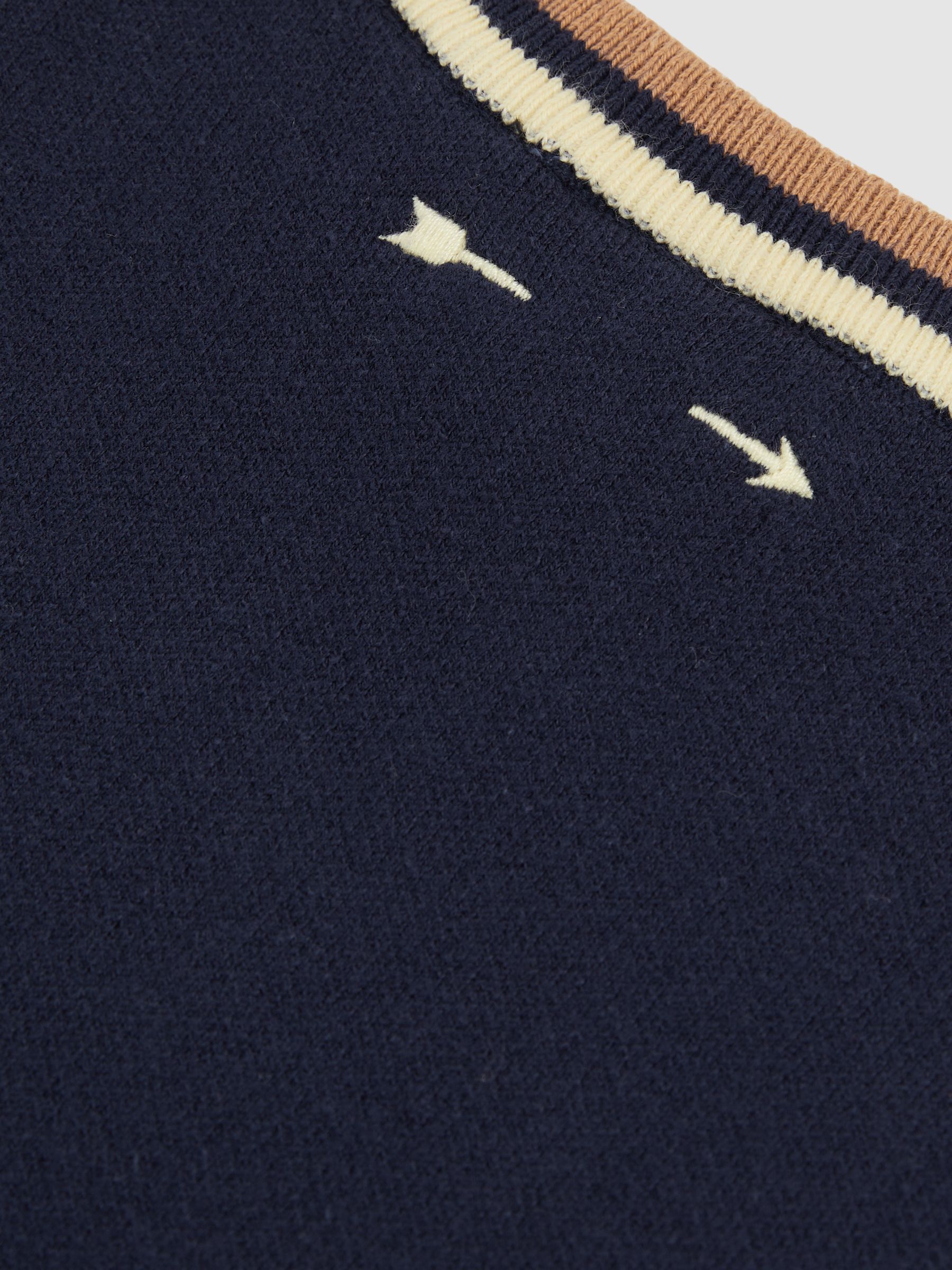 The Upside Knitted Tank Top in Navy - Image 5 of 5