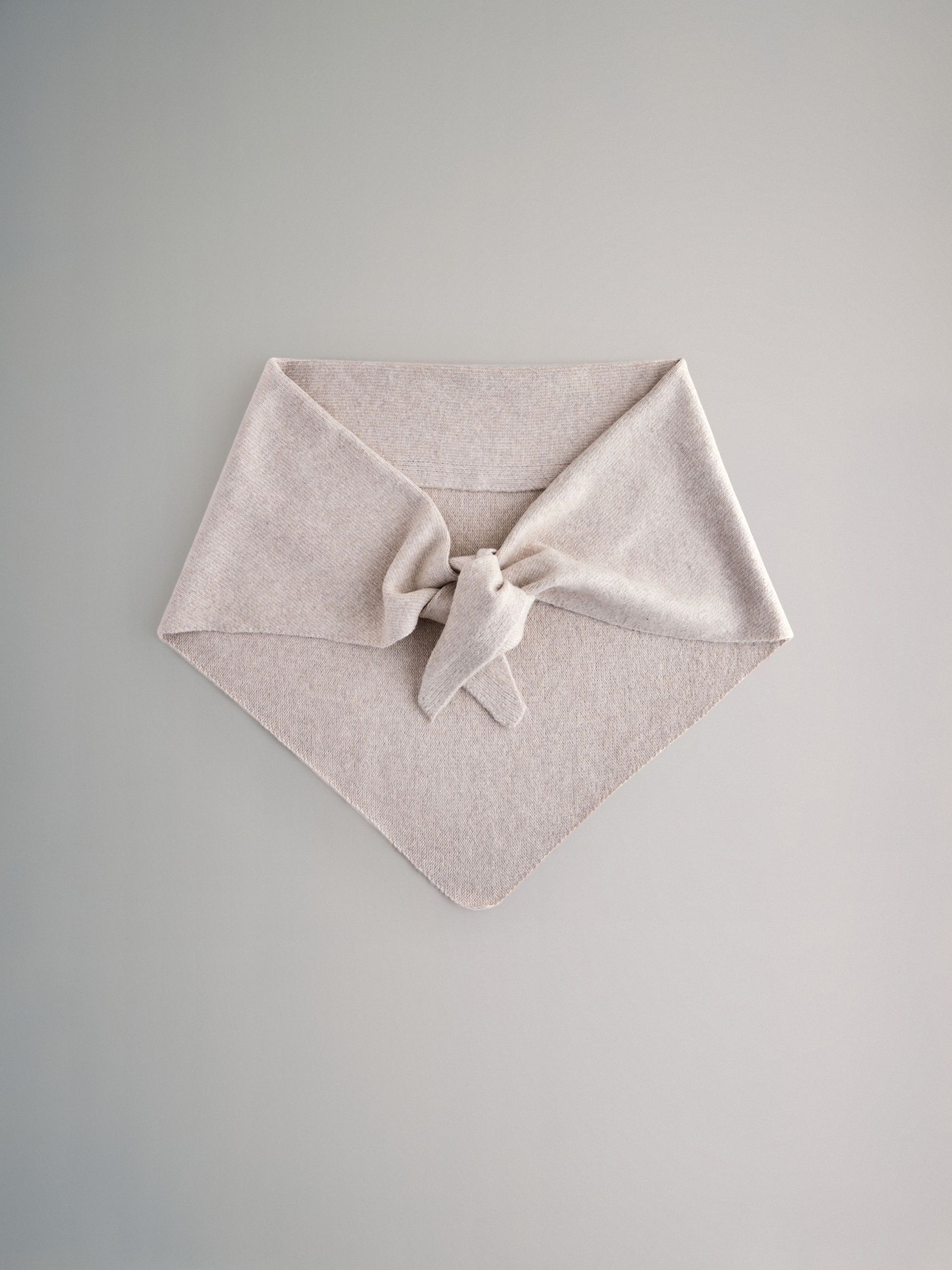 Grey/Stone 2 Pack Triangle Scarfs - Image 2 of 6