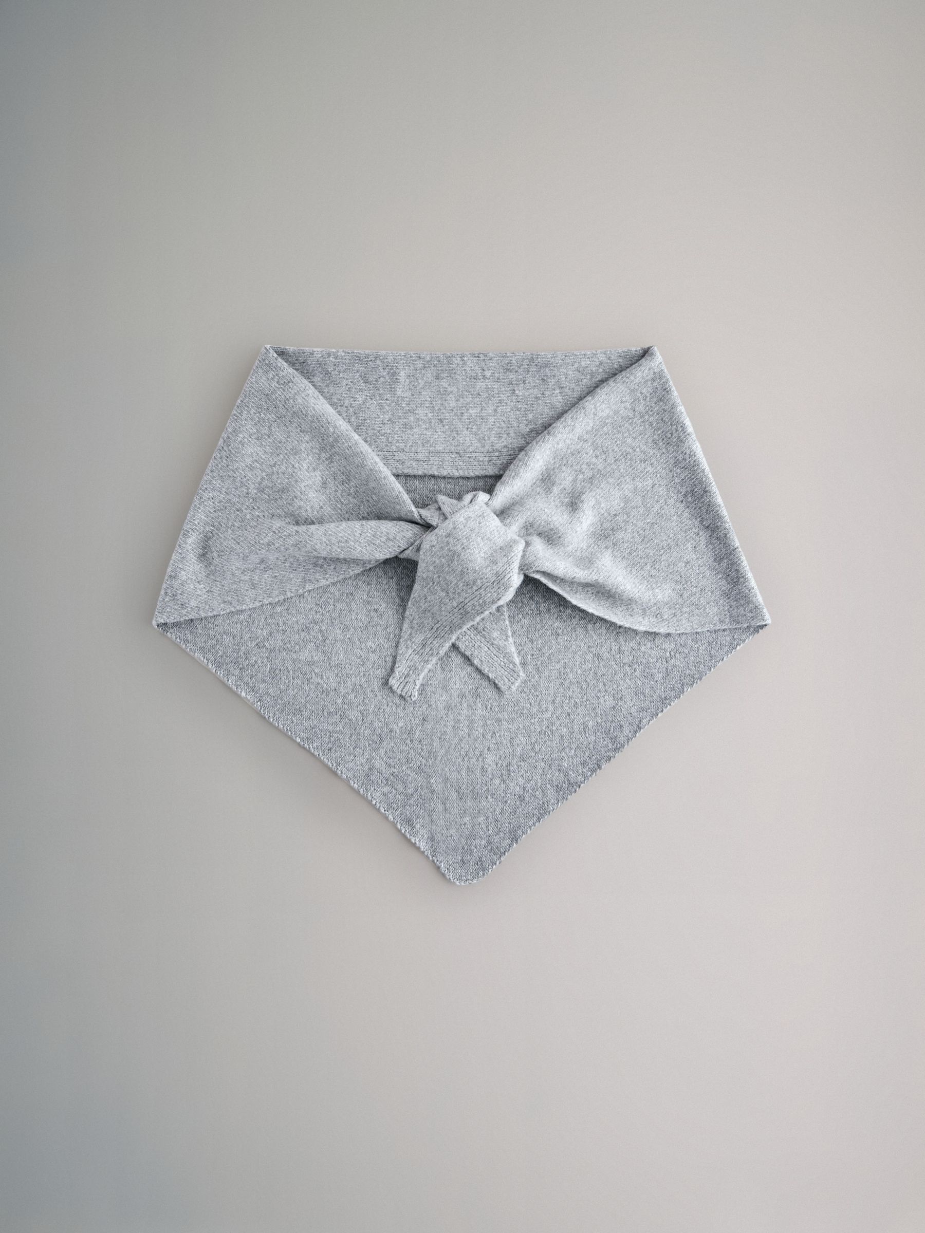 Grey/Stone 2 Pack Triangle Scarfs - Image 3 of 6