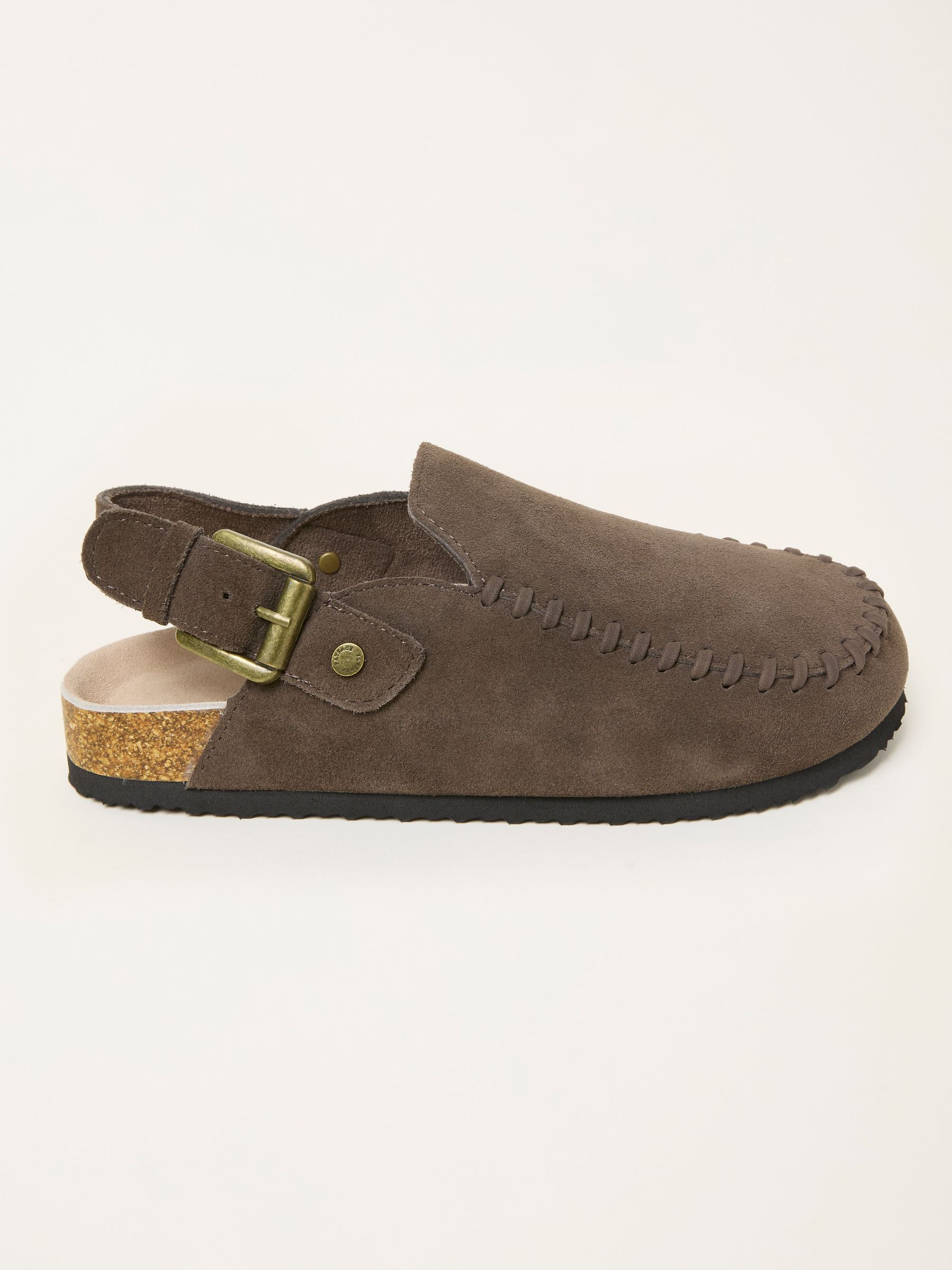 Chocolate Brown Whipstich Clog - Image 1 of 3