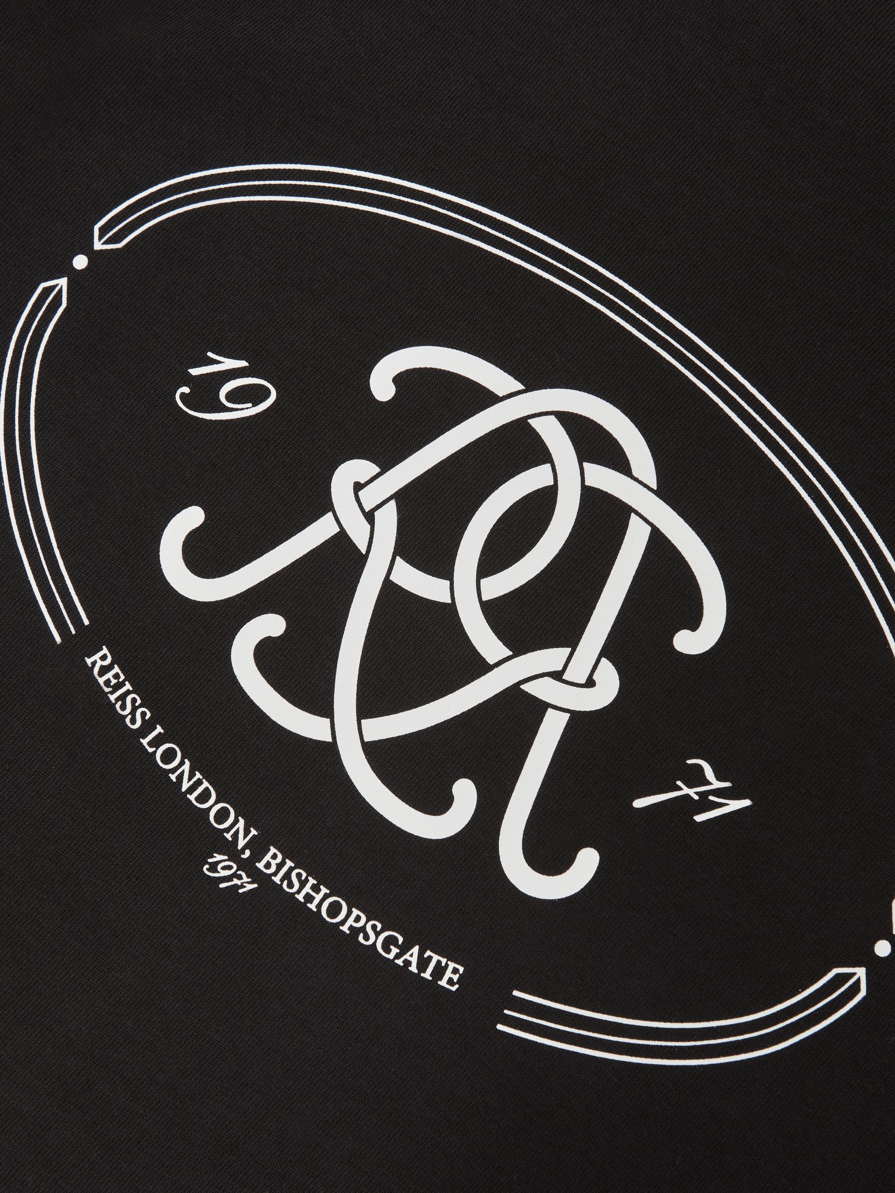 T-Shirt in Black - Image 6 of 6