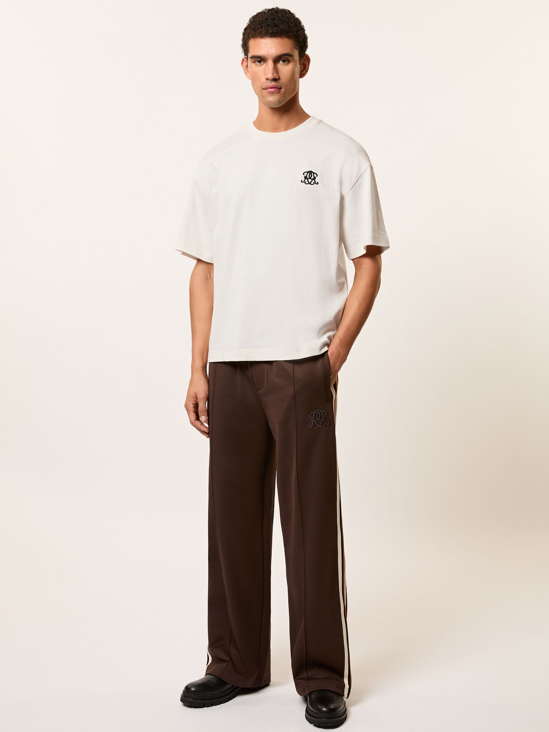 Monogram Cotton Relaxed-Fit T-Shirt in Off White - image 5
