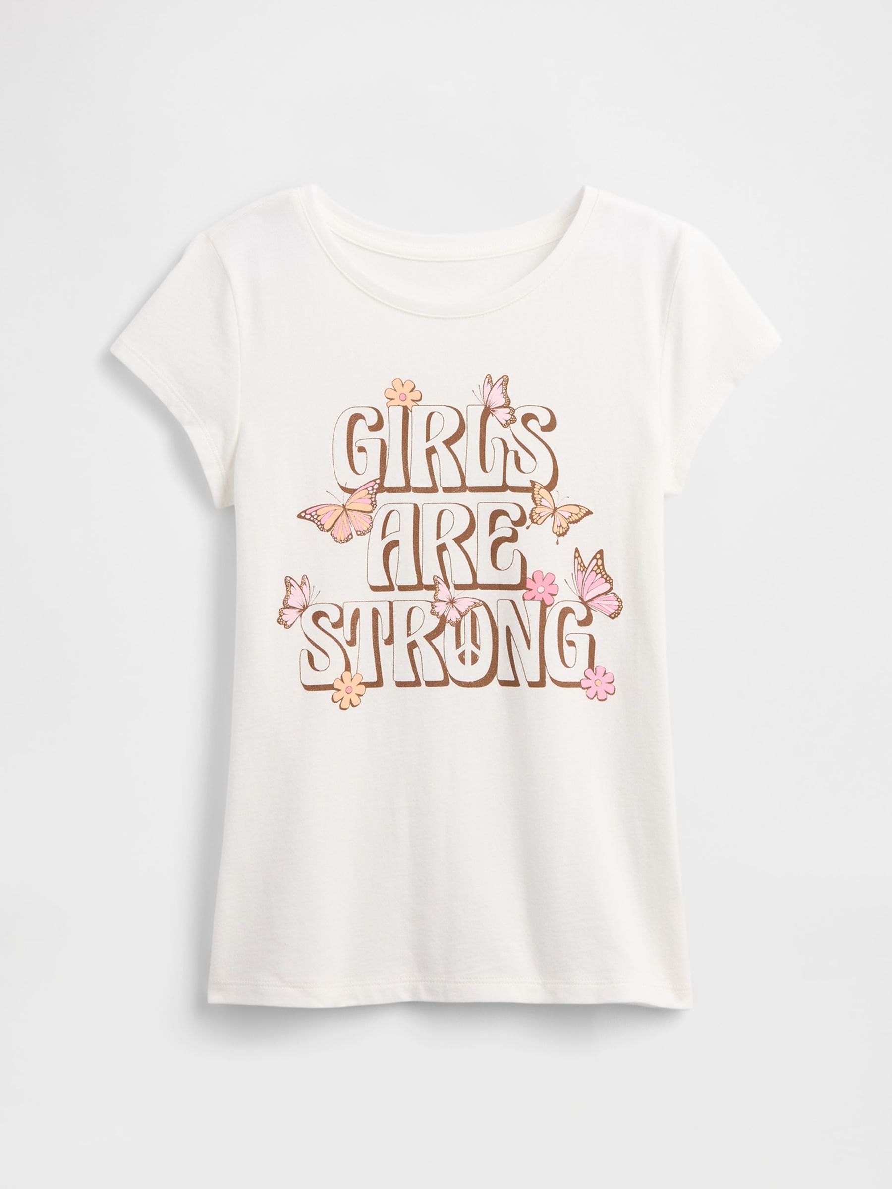 White Graphic Crew Neck Short Sleeve T-Shirt (4-13yrs) - Image 1 of 3