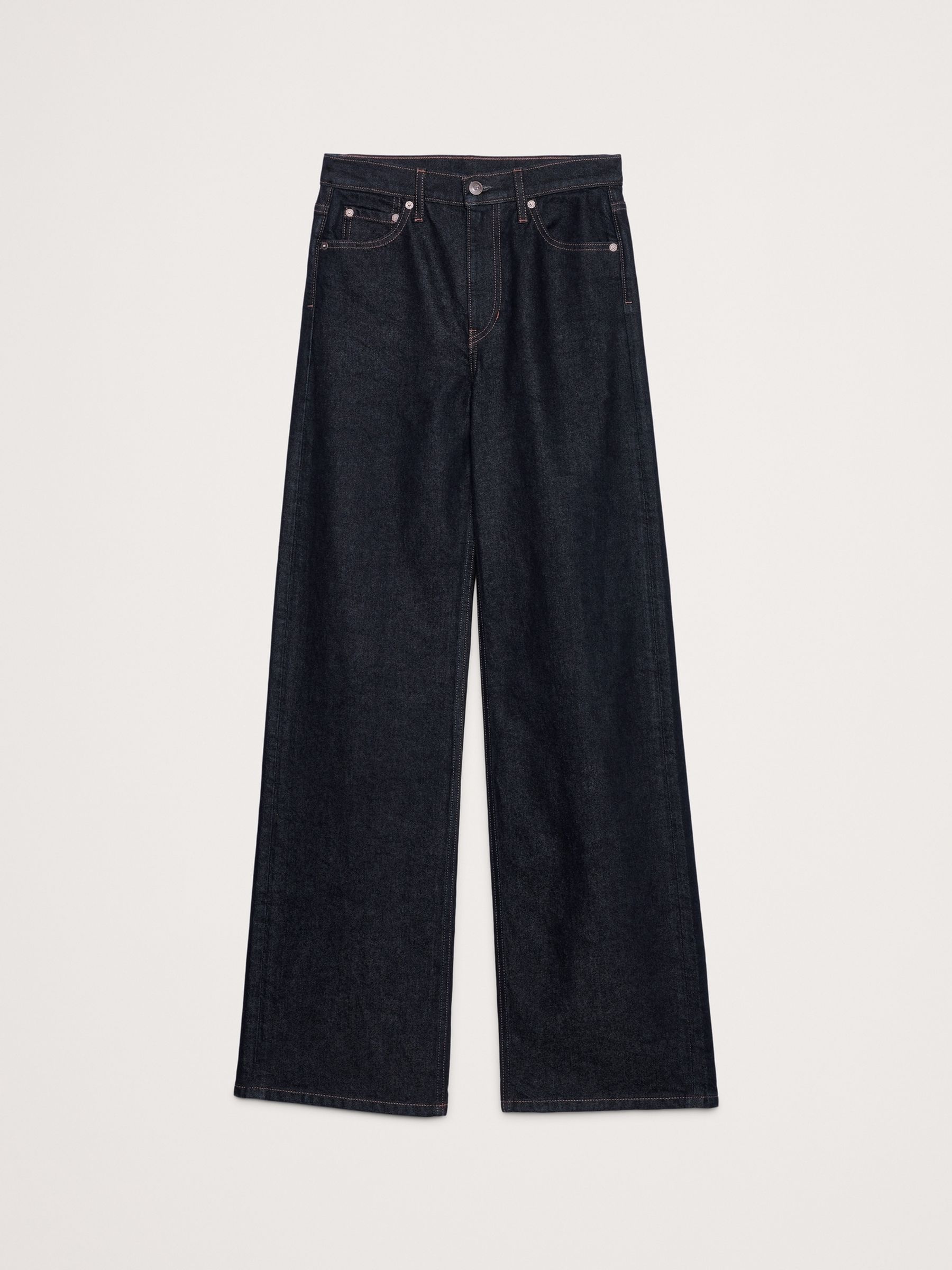Banana Republic Blue The Icon Classic Wide-Leg Jeans - Image 5 of 5