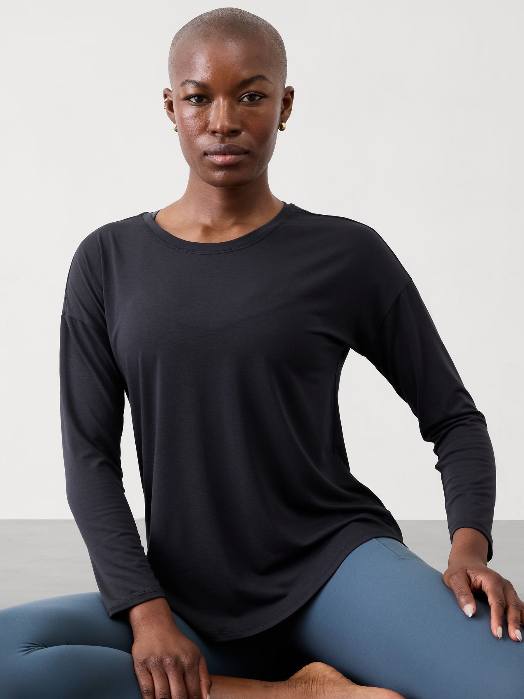 Athleta Black Move With Ease Top - Image 1 of 1
