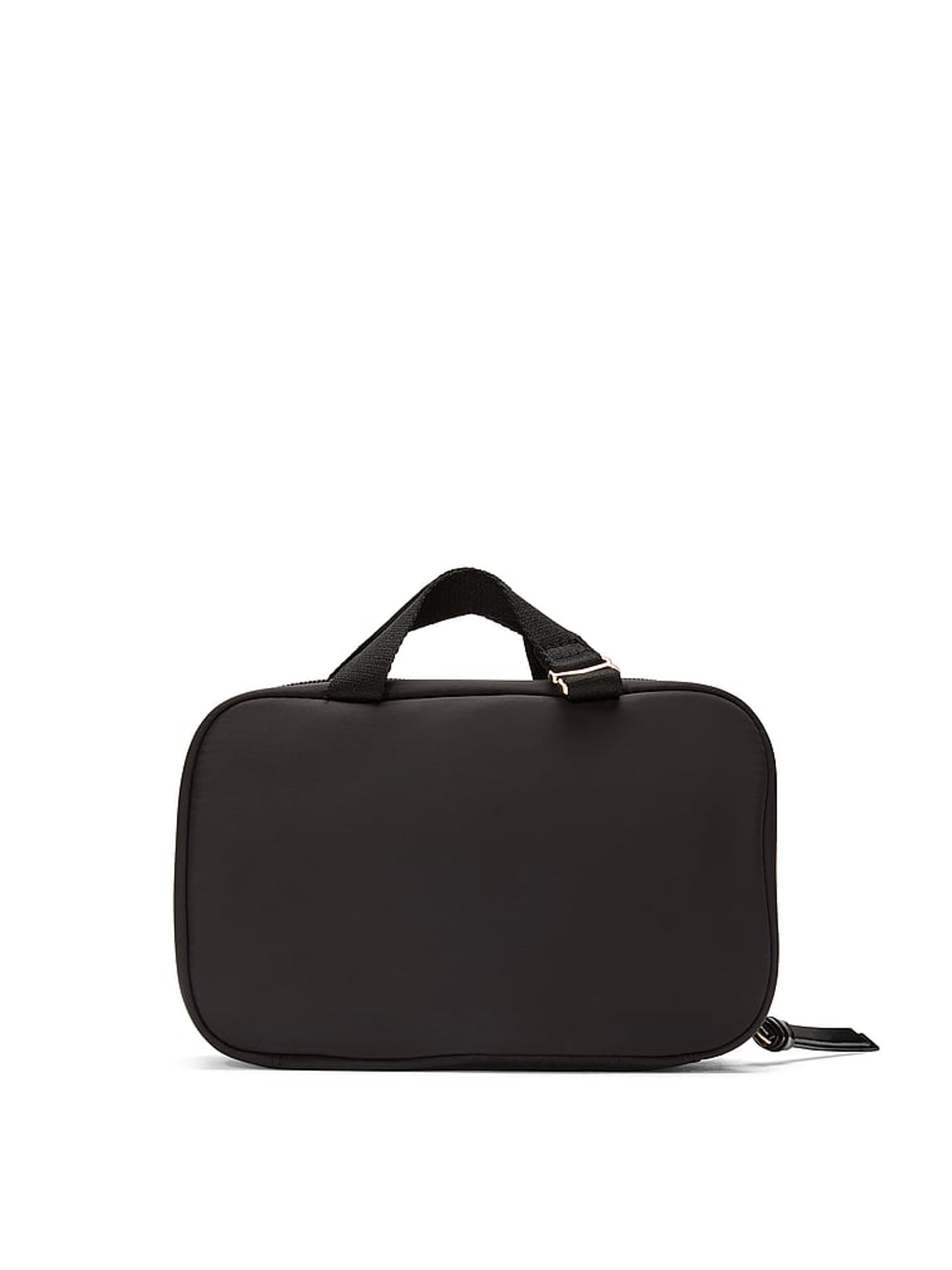 Black V Quilt Travel Makeup Bag - Image 2 of 3