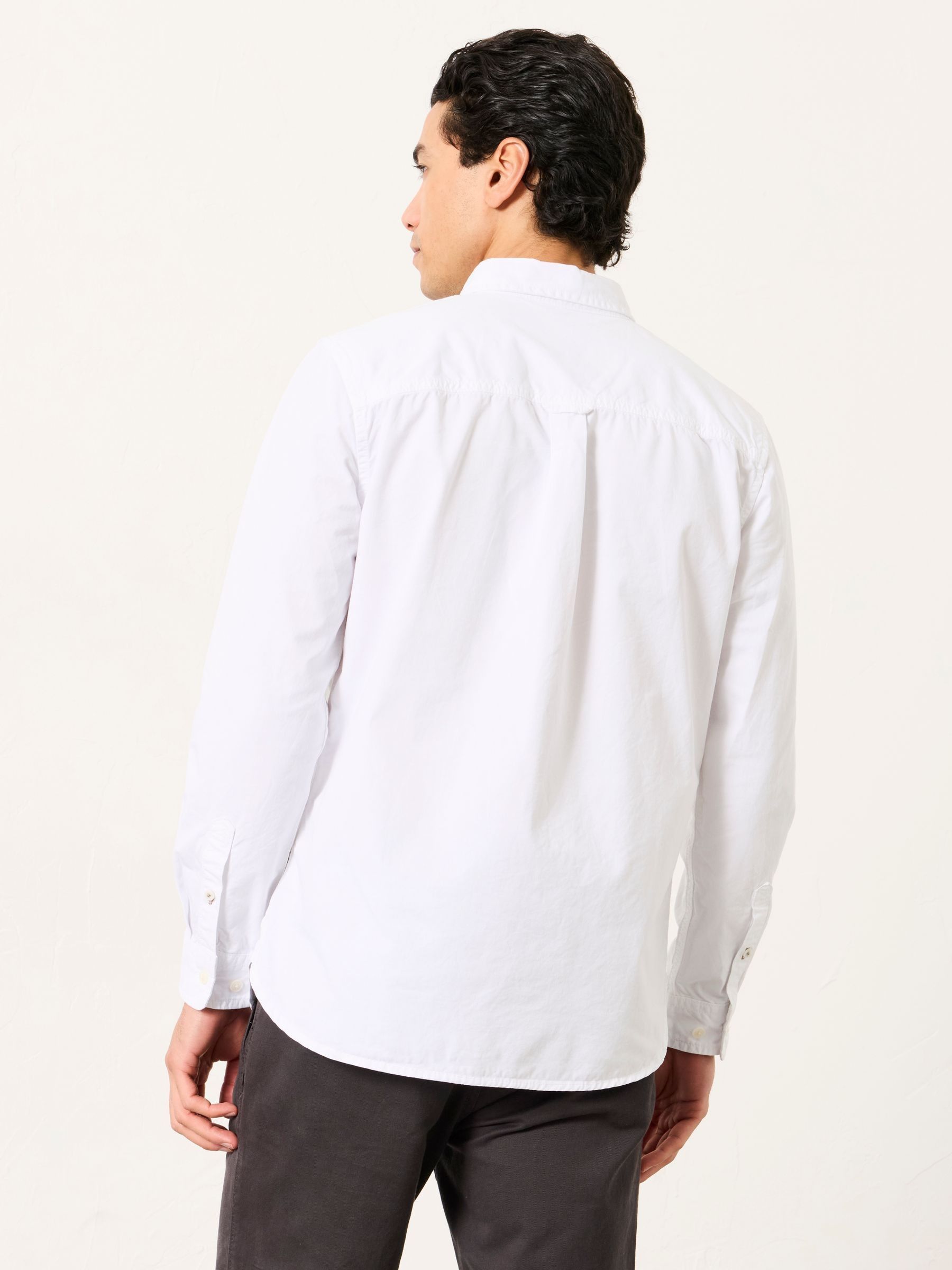 Marlow white Long Sleeve Plain Shirt - Image 2 of 6