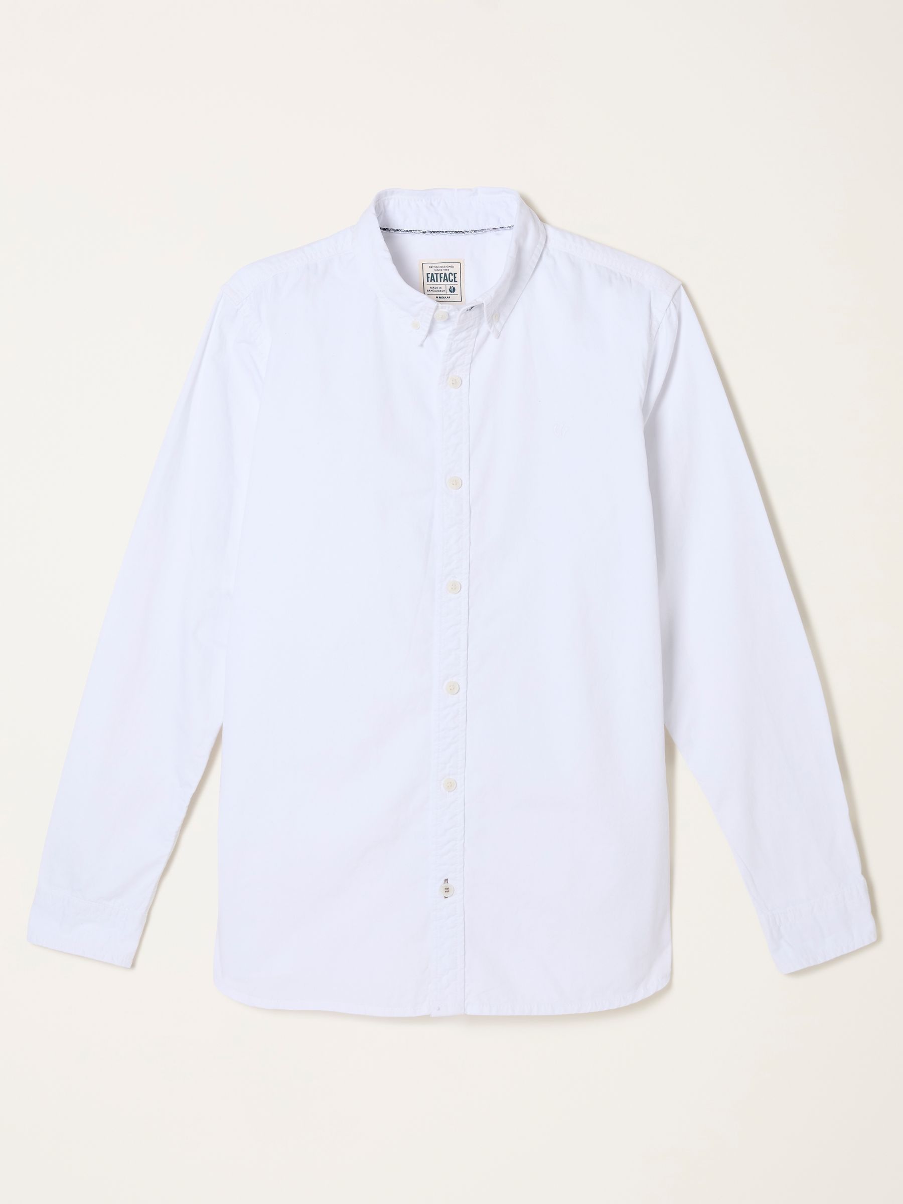Marlow white Long Sleeve Plain Shirt - Image 6 of 6