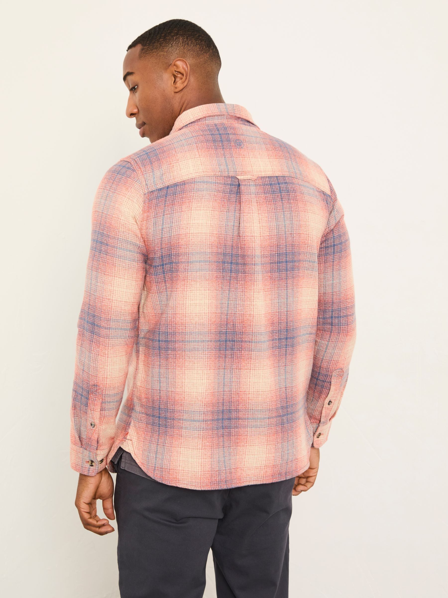 Oaken multi Long Sleeve Ombre Check Shirt - Image 2 of 6 Oaken multi Long Sleeve Ombre Check Shirt - Image 2 of 6