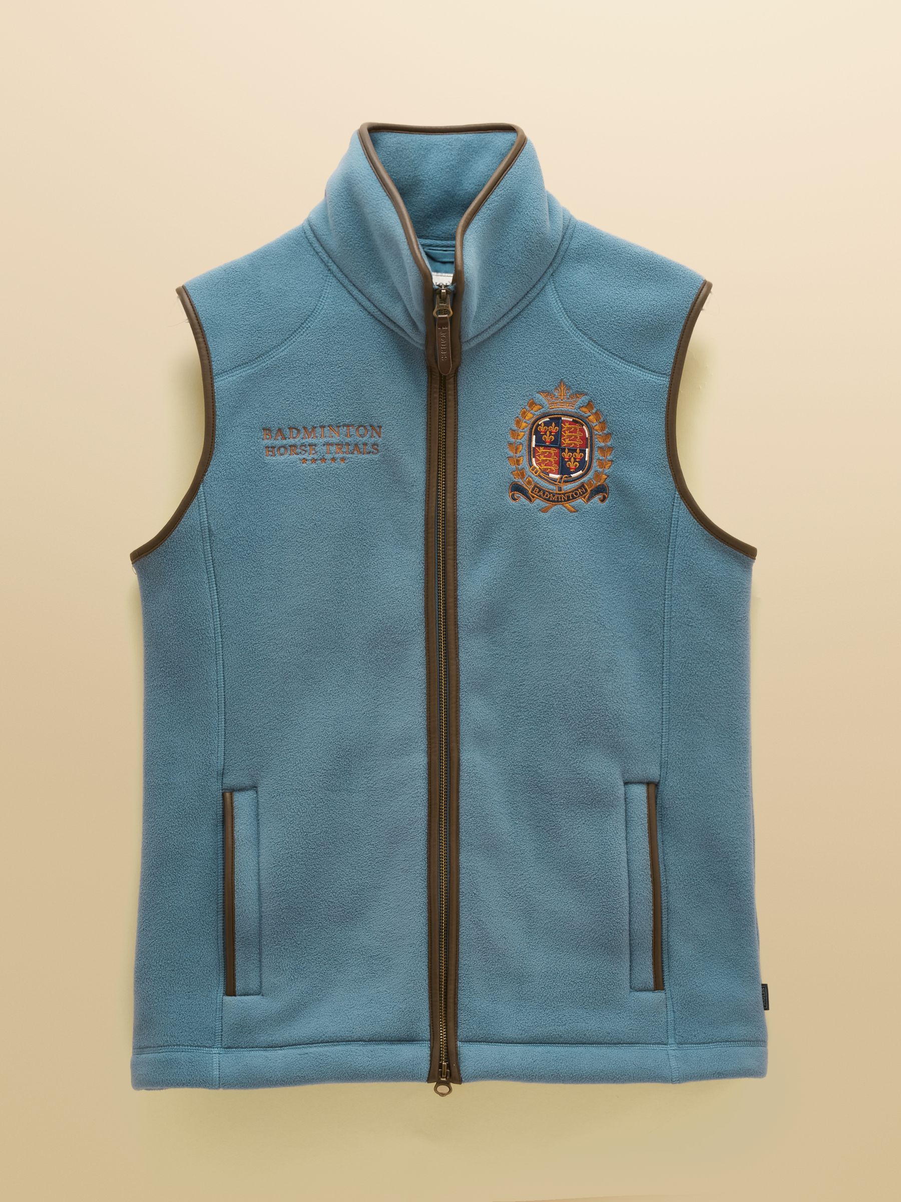 Official Badminton Blue Heritage Fleece Gilet - Image 13 of 13
