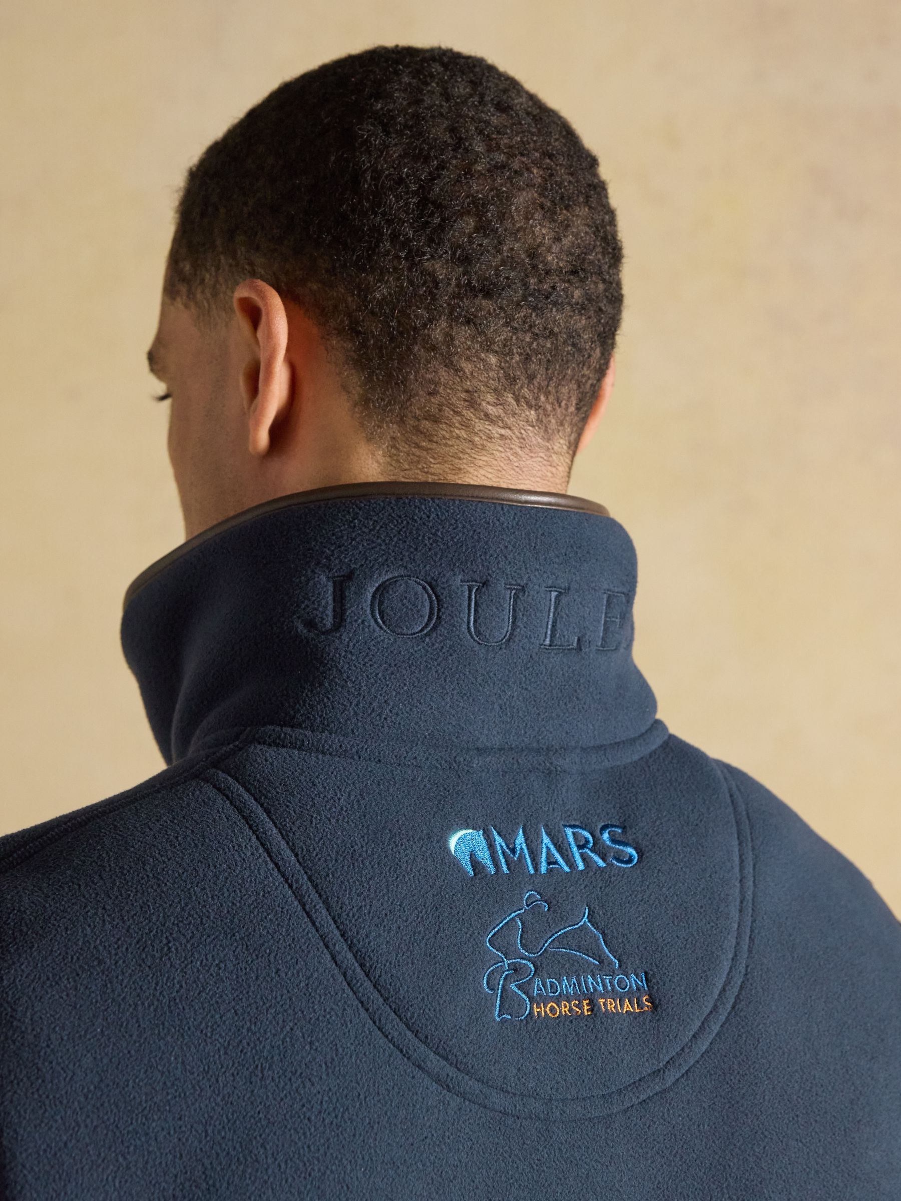 Official Badminton Navy Blue Heritage Fleece Gilet - Image 9 of 11