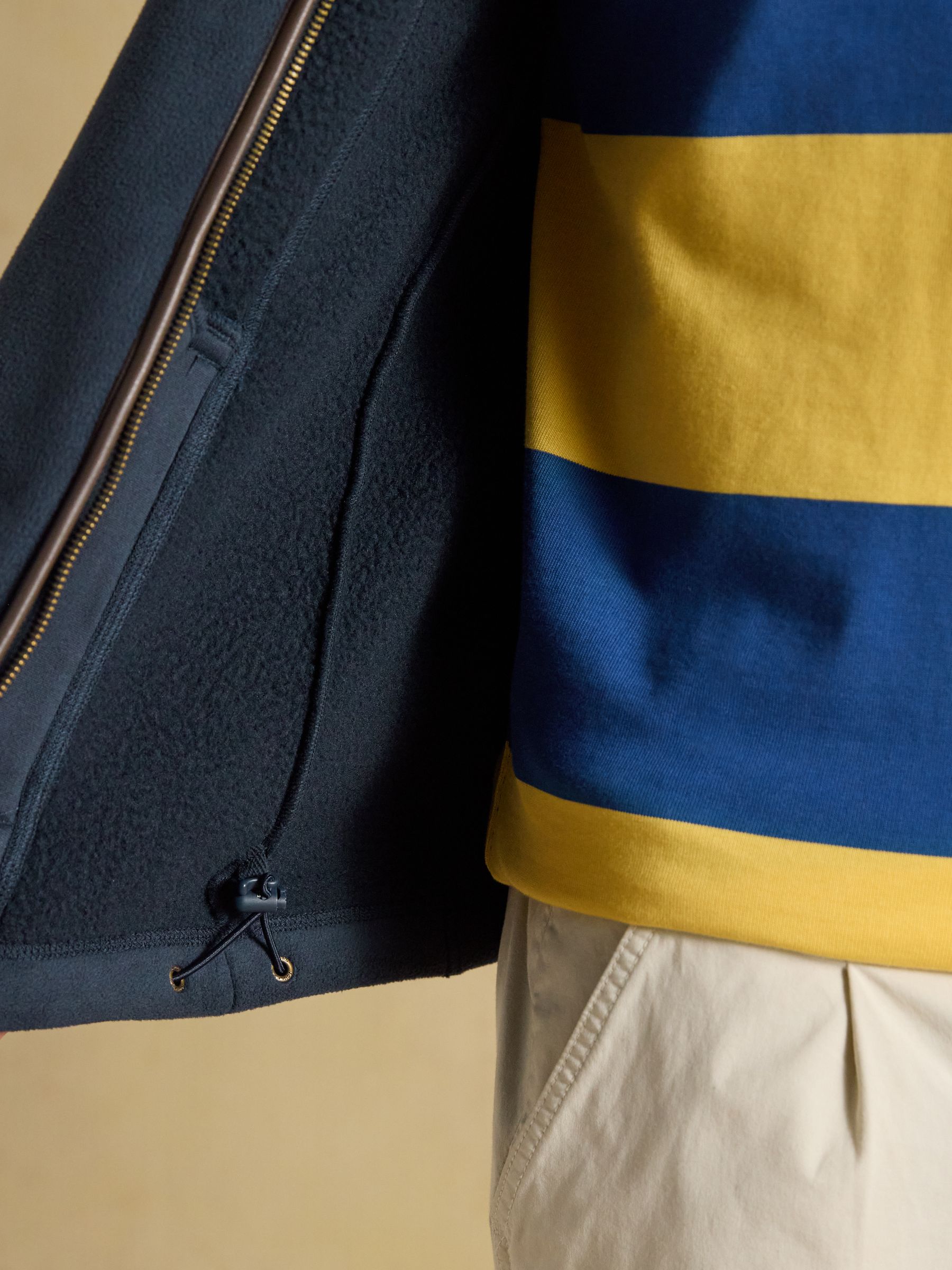 Official Bramham Navy Heritage Fleece Gilet - Image 10 of 10