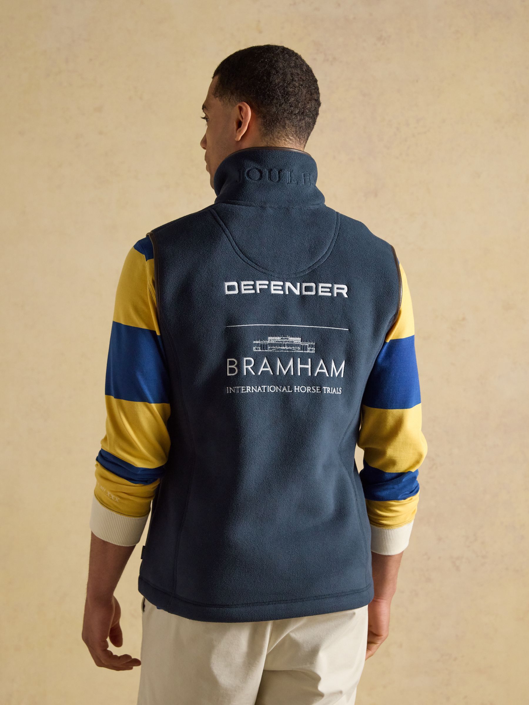 Official Bramham Navy Heritage Fleece Gilet - Image 2 of 10