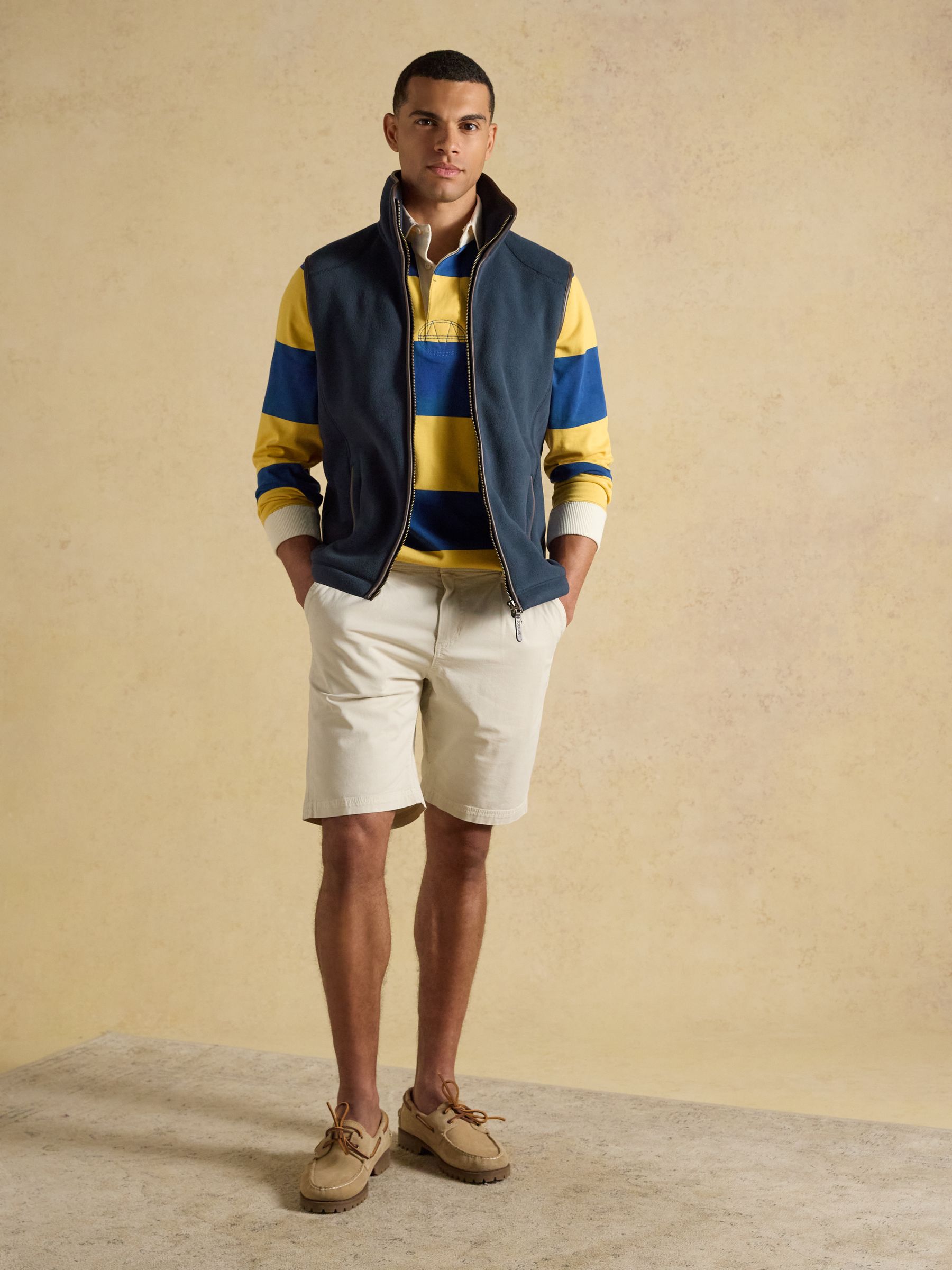 Official Bramham Navy Heritage Fleece Gilet - Image 3 of 10