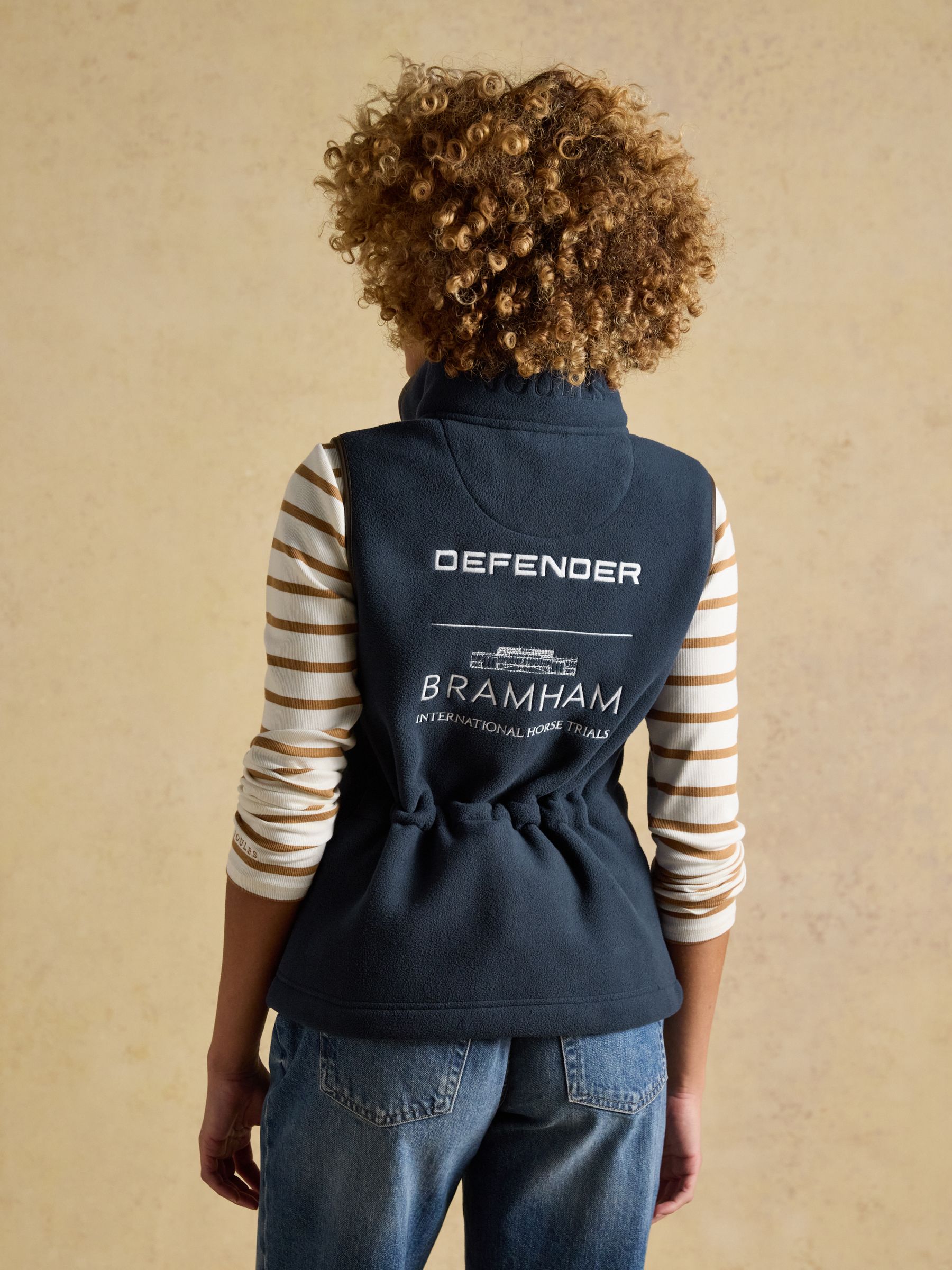 Official Bramham Navy Heritage Fleece Gilet - Image 2 of 10