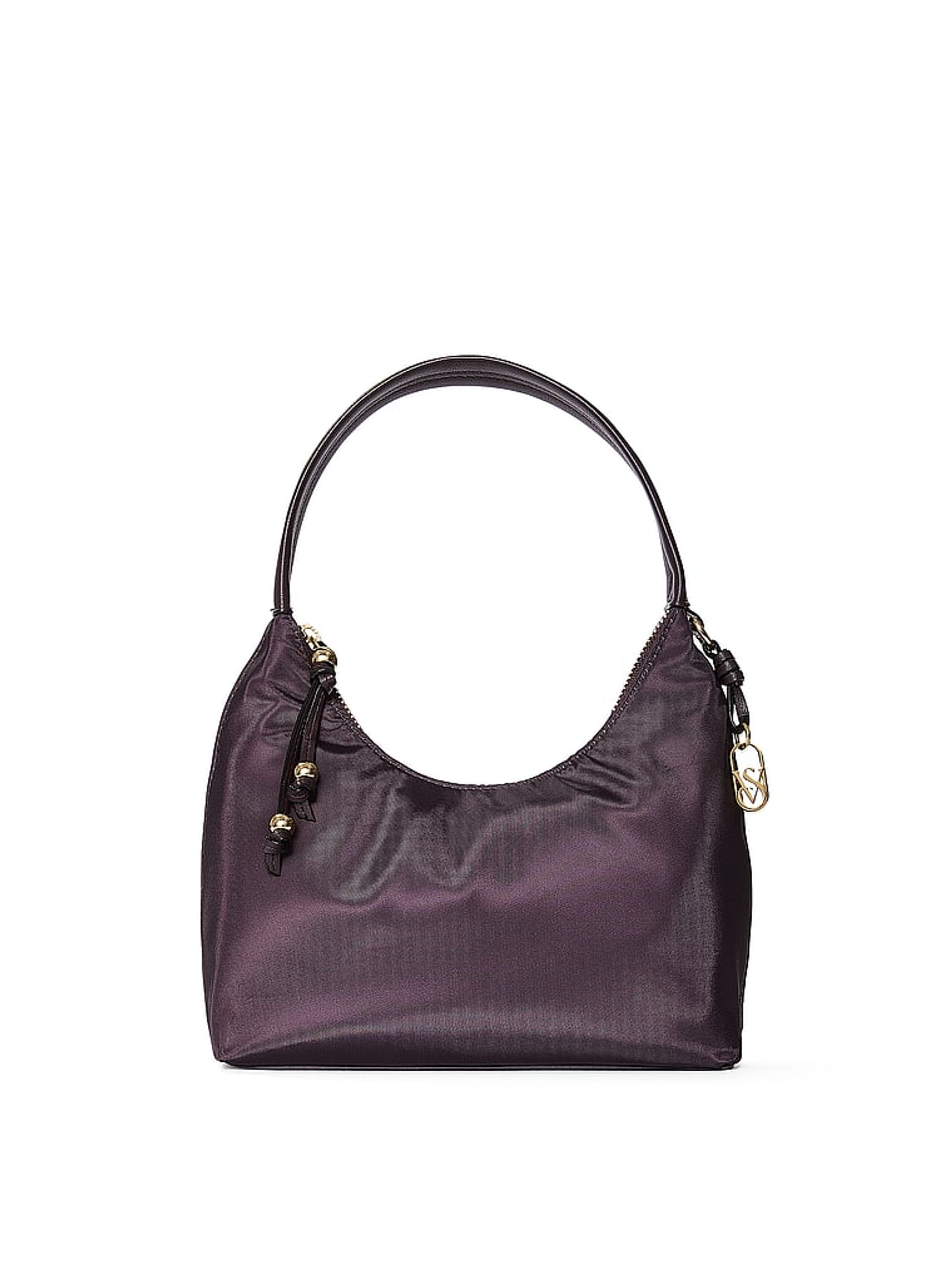 Winter Wine Red Small Hobo Bag - Image 1 of 3