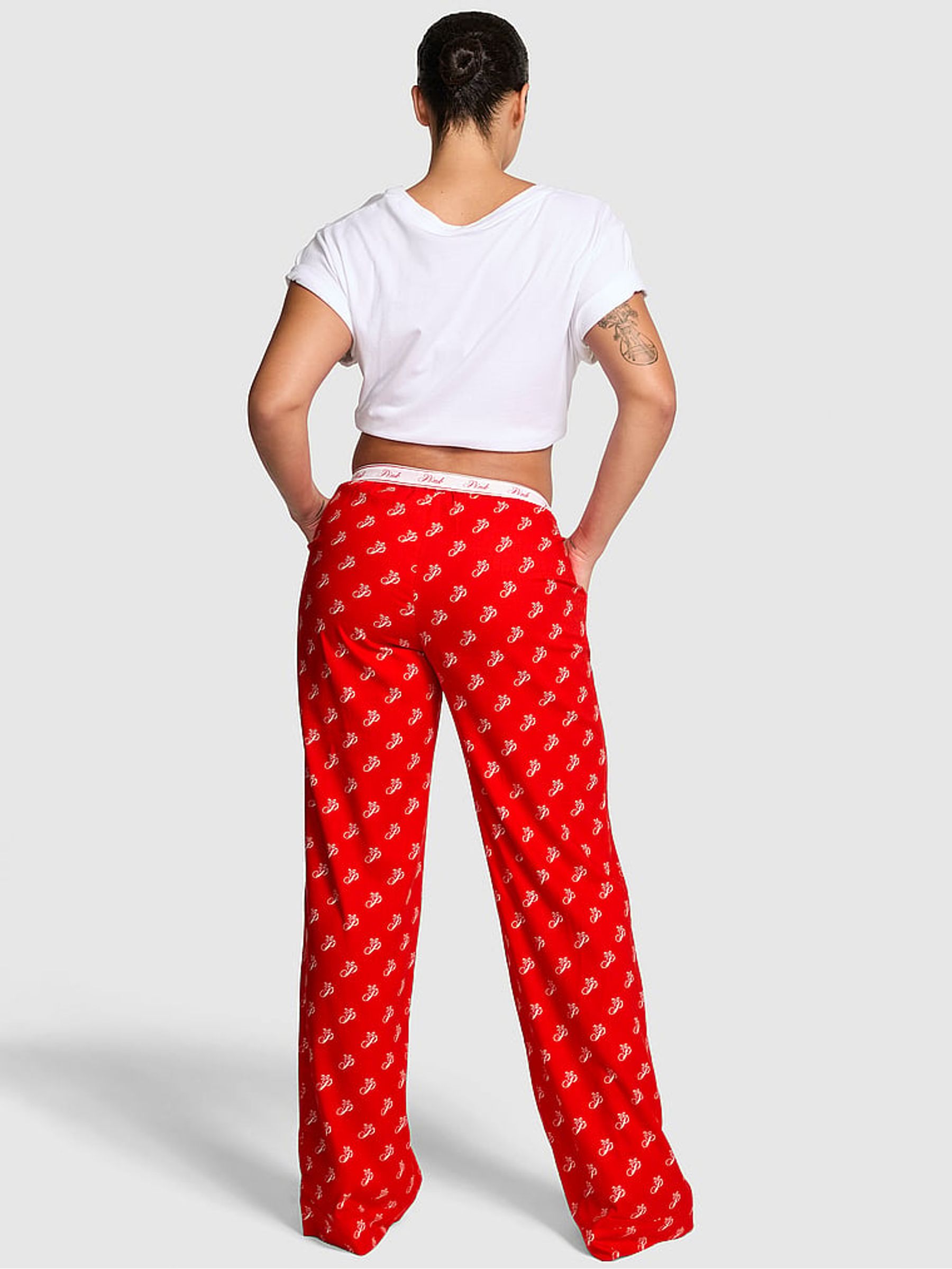 Red Logo Print Pyjama Bottoms - Image 2 of 2