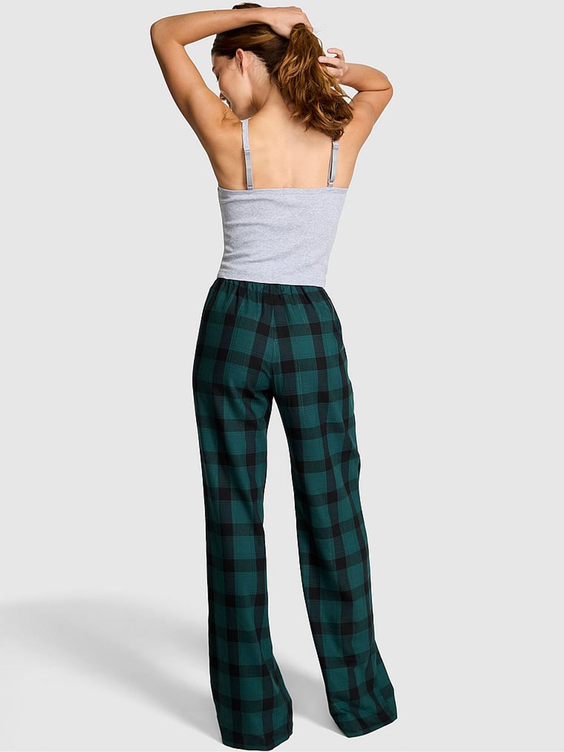 Deep Forest Green Tartan Pyjama Bottoms - Image 2 of 2
