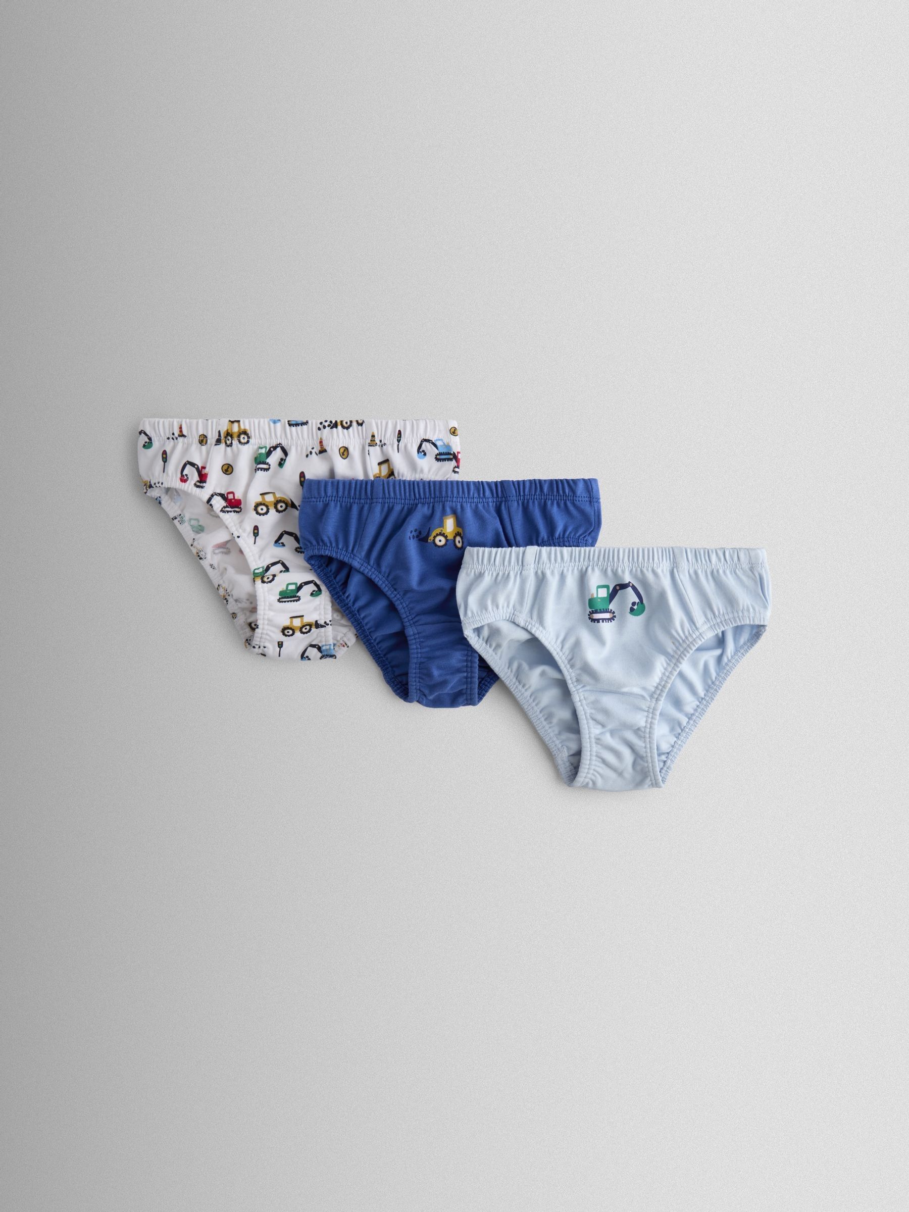 Tractor Construction Vehicle 3 Pack Briefs - Image 1 of 8
