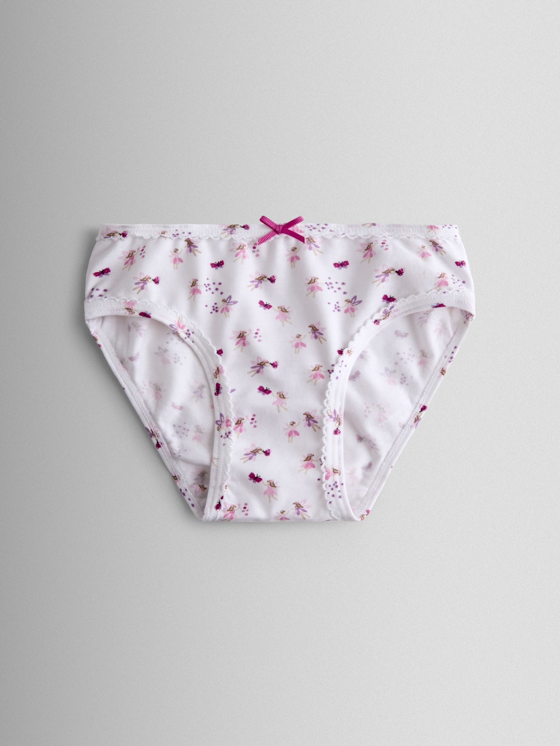 Pink Fairy 3-Pack Floral Briefs - Image 3 of 8