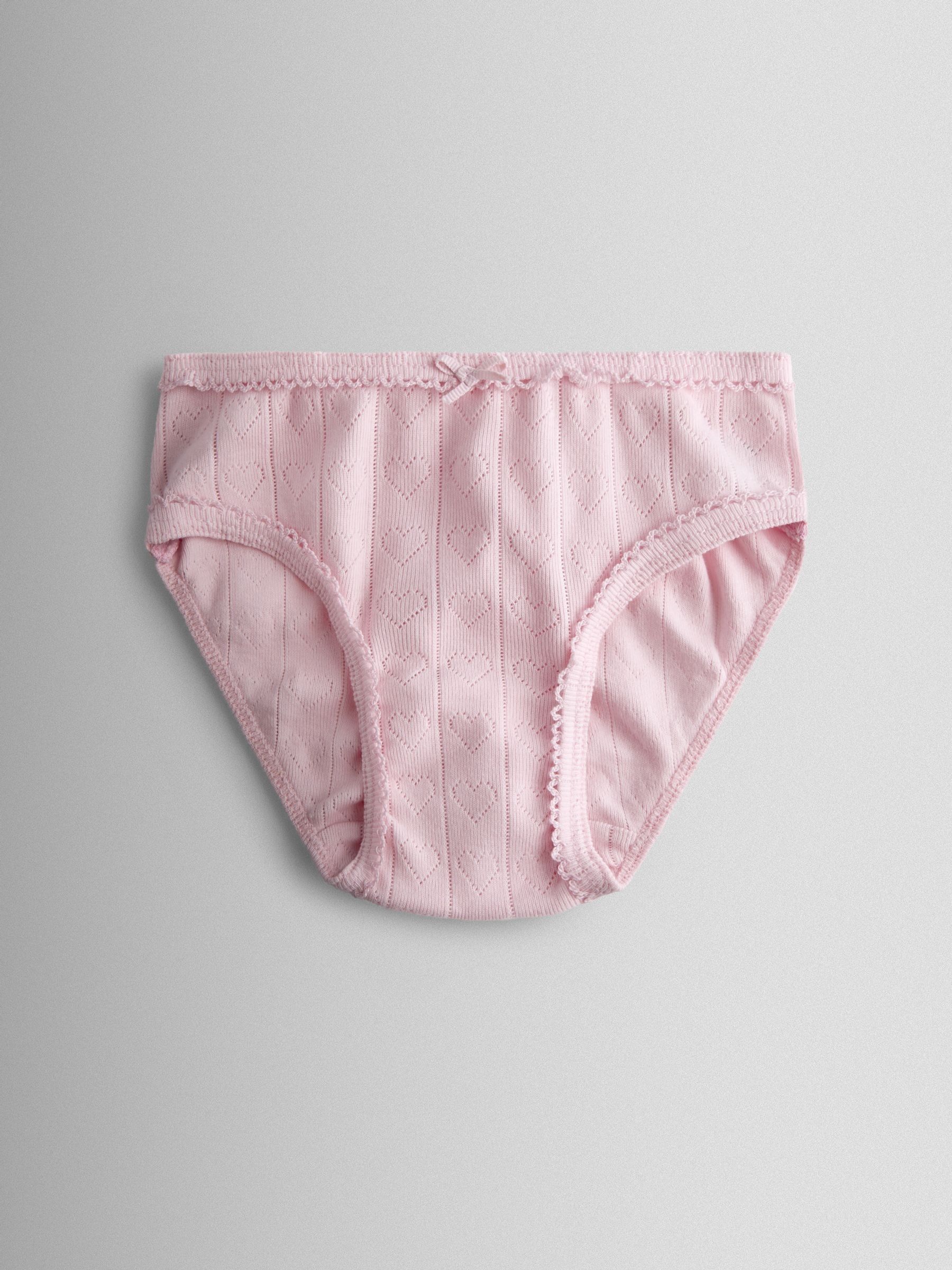 Heart Pointelle 3-Pack Floral Briefs - Image 4 of 8