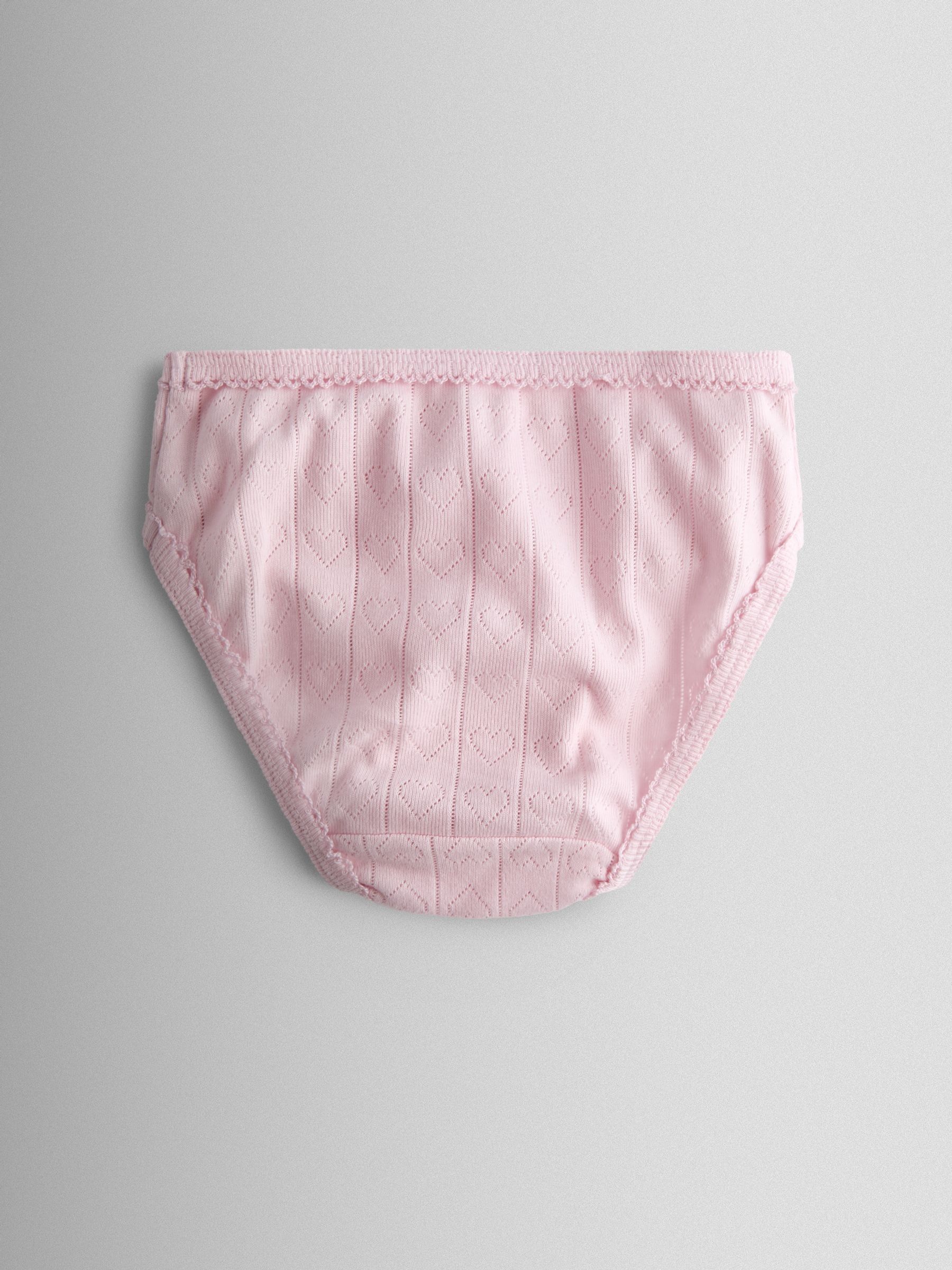 Heart Pointelle 3-Pack Floral Briefs - Image 7 of 8