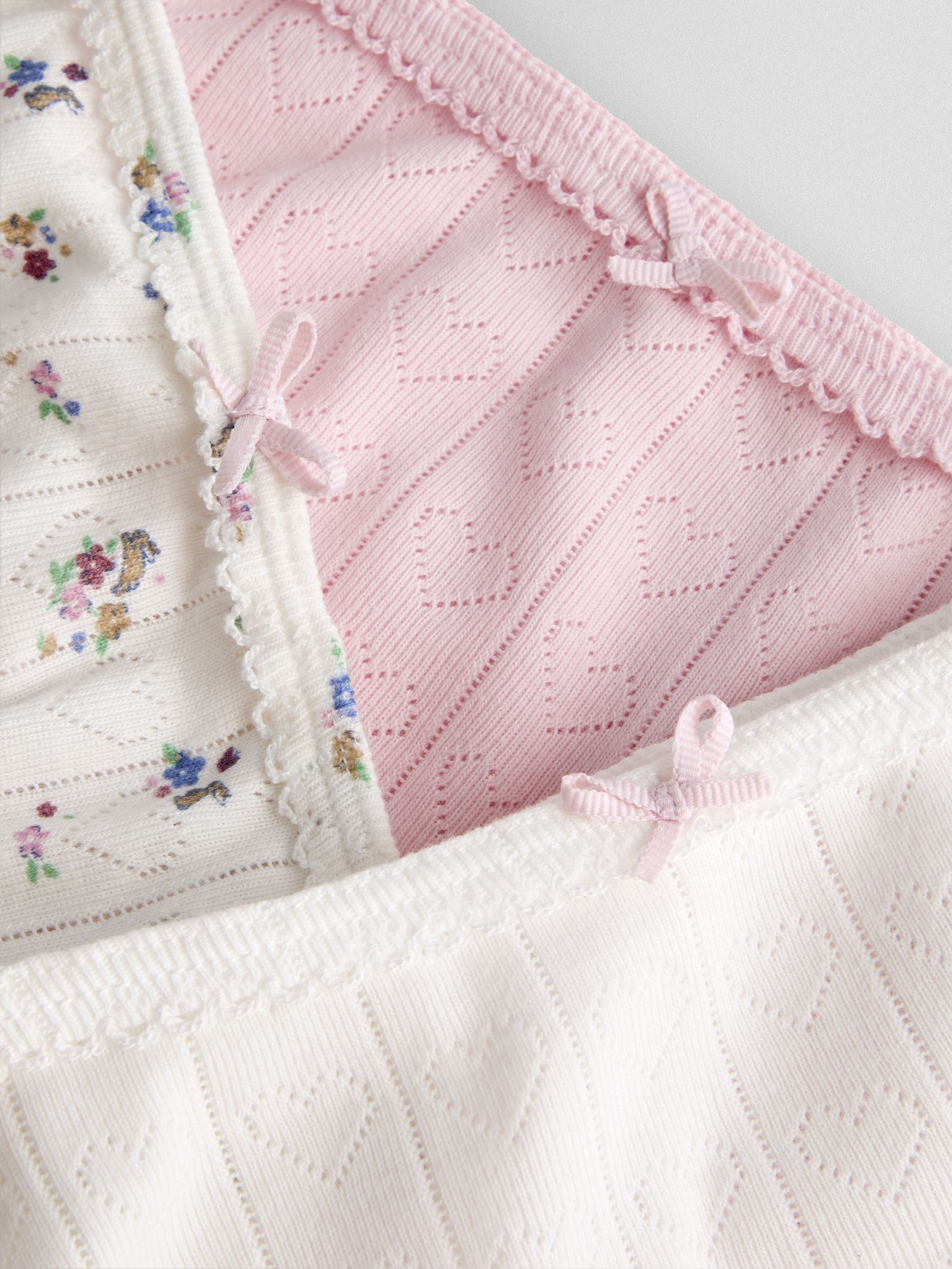Heart Pointelle 3-Pack Floral Briefs - Image 8 of 8