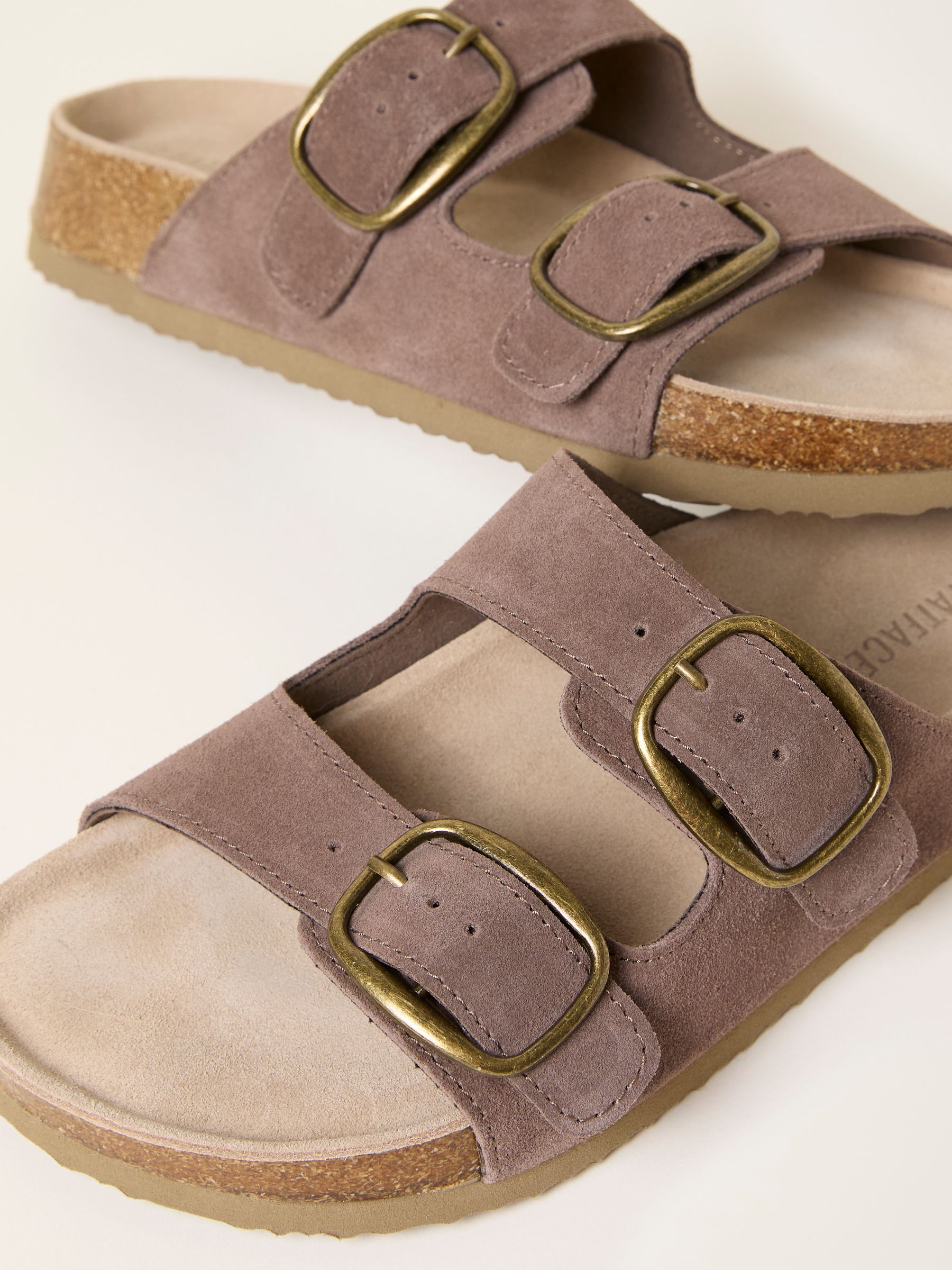 Meldon Mocha Brown Leather Footbed Sandal - Image 2 of 3