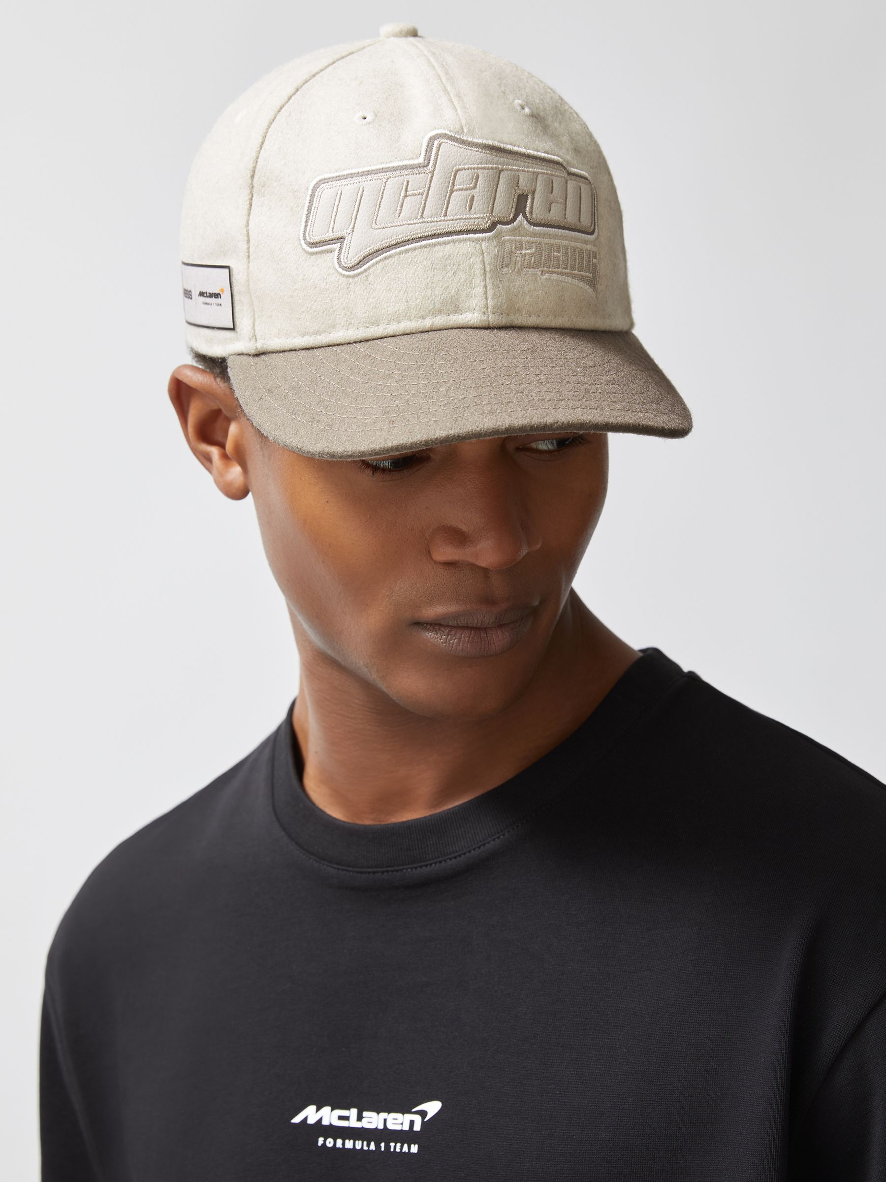 McLaren Racing Embroidered Cap Unisex Fit in Stone - Image 2 of 5