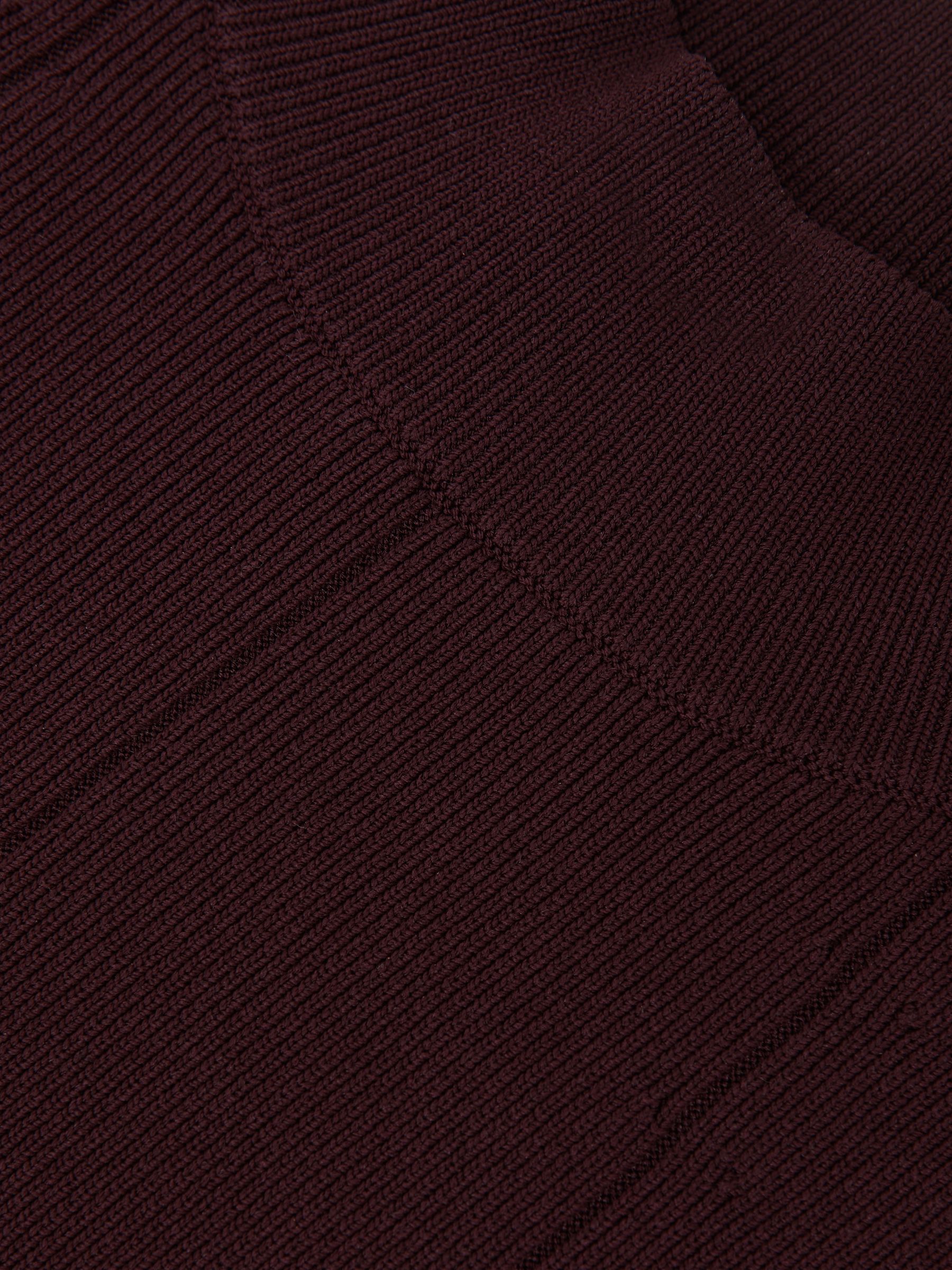 High Neck Sleeveless Top in Burgundy - image 3