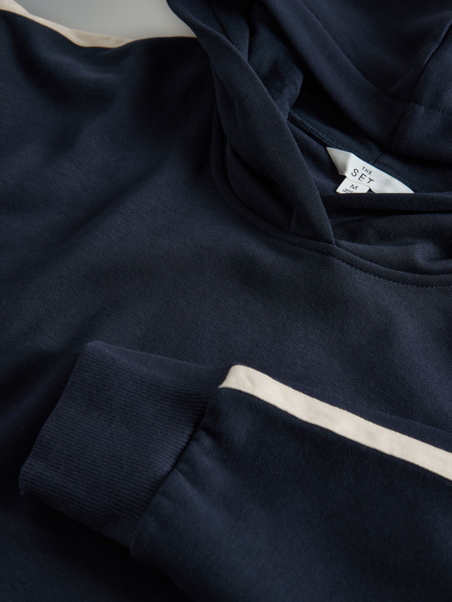 Navy Co-ord Stripe Hoodie & Joggers Set - Image 6 of 6 Navy Co-ord Stripe Hoodie & Joggers Set - Image 6 of 6