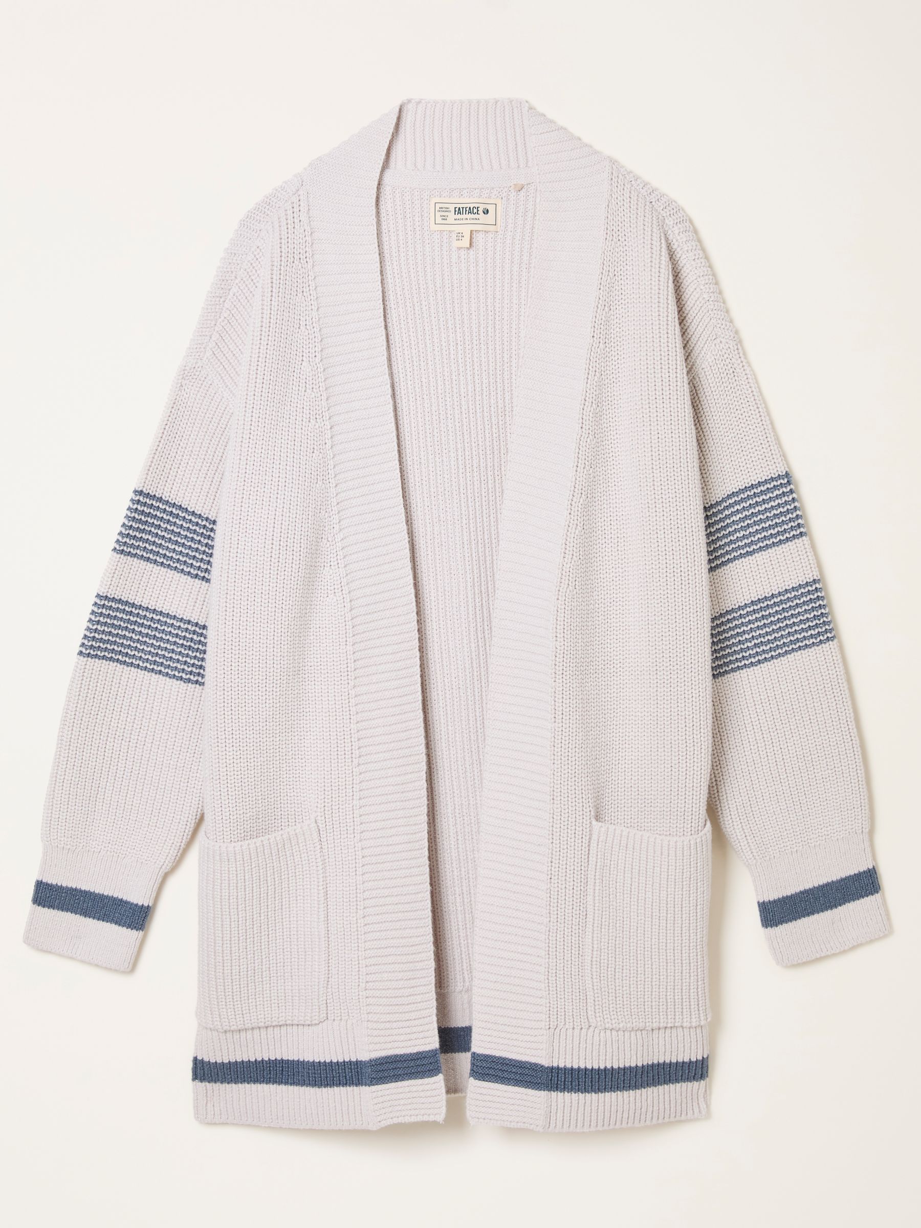 Katie Ivory Knitted Long Line Cardigan - Image 6 of 6