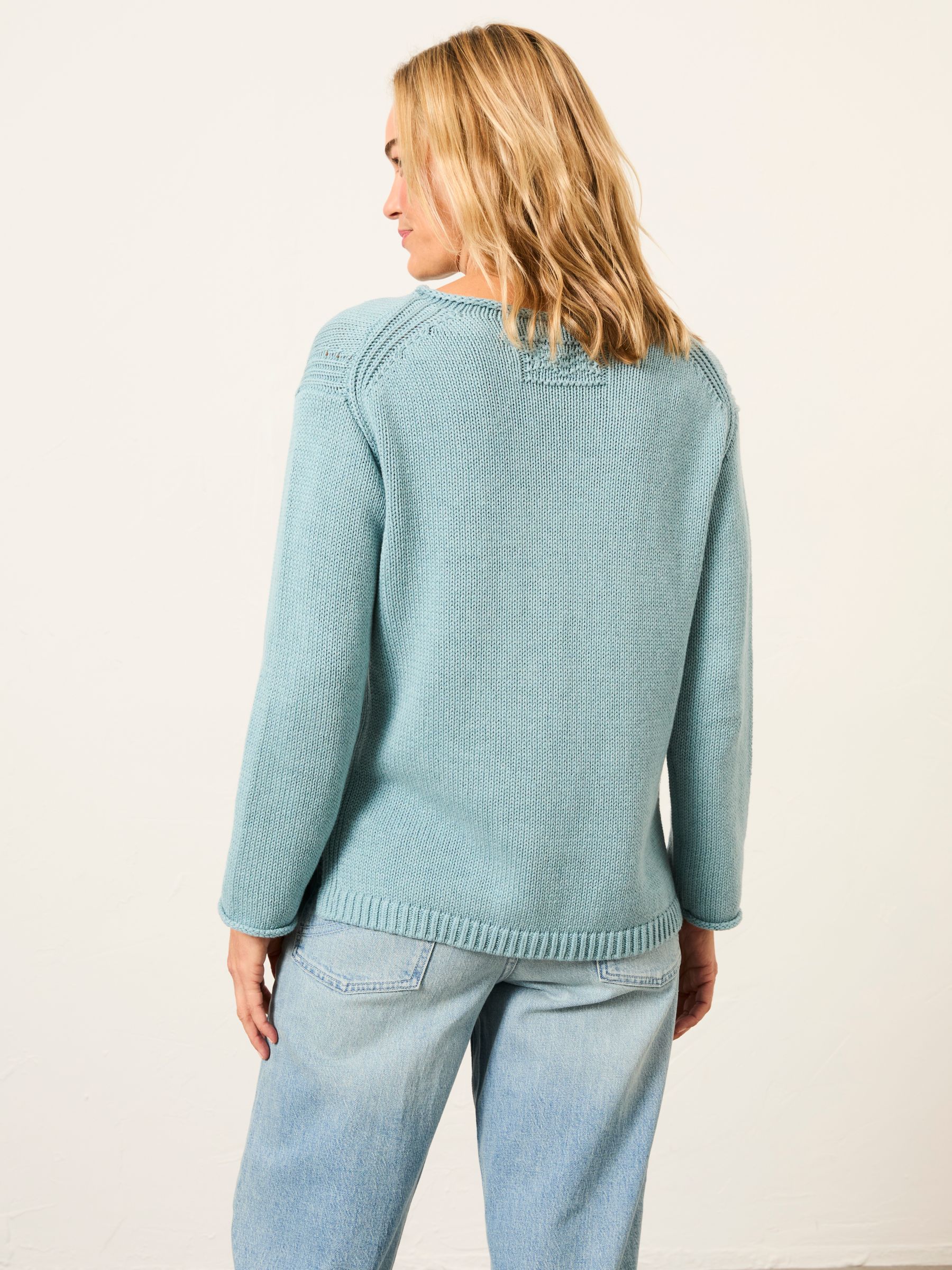 Light Blue Snoopy Knitted Jumper - Image 2 of 5