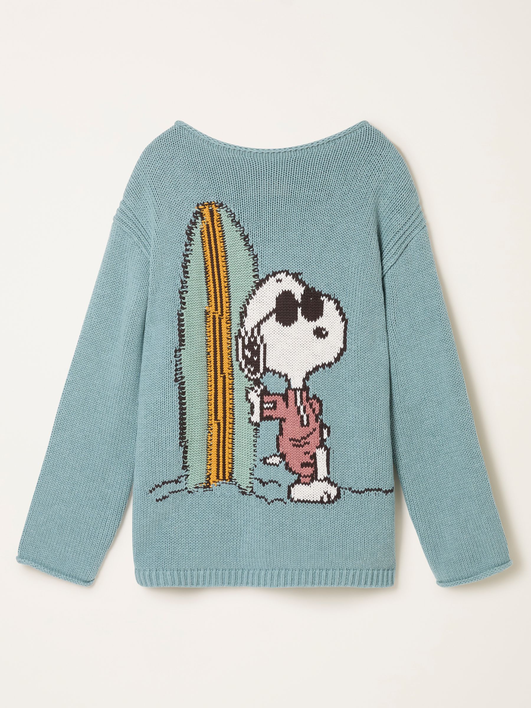 Light Blue Snoopy Knitted Jumper - Image 5 of 5