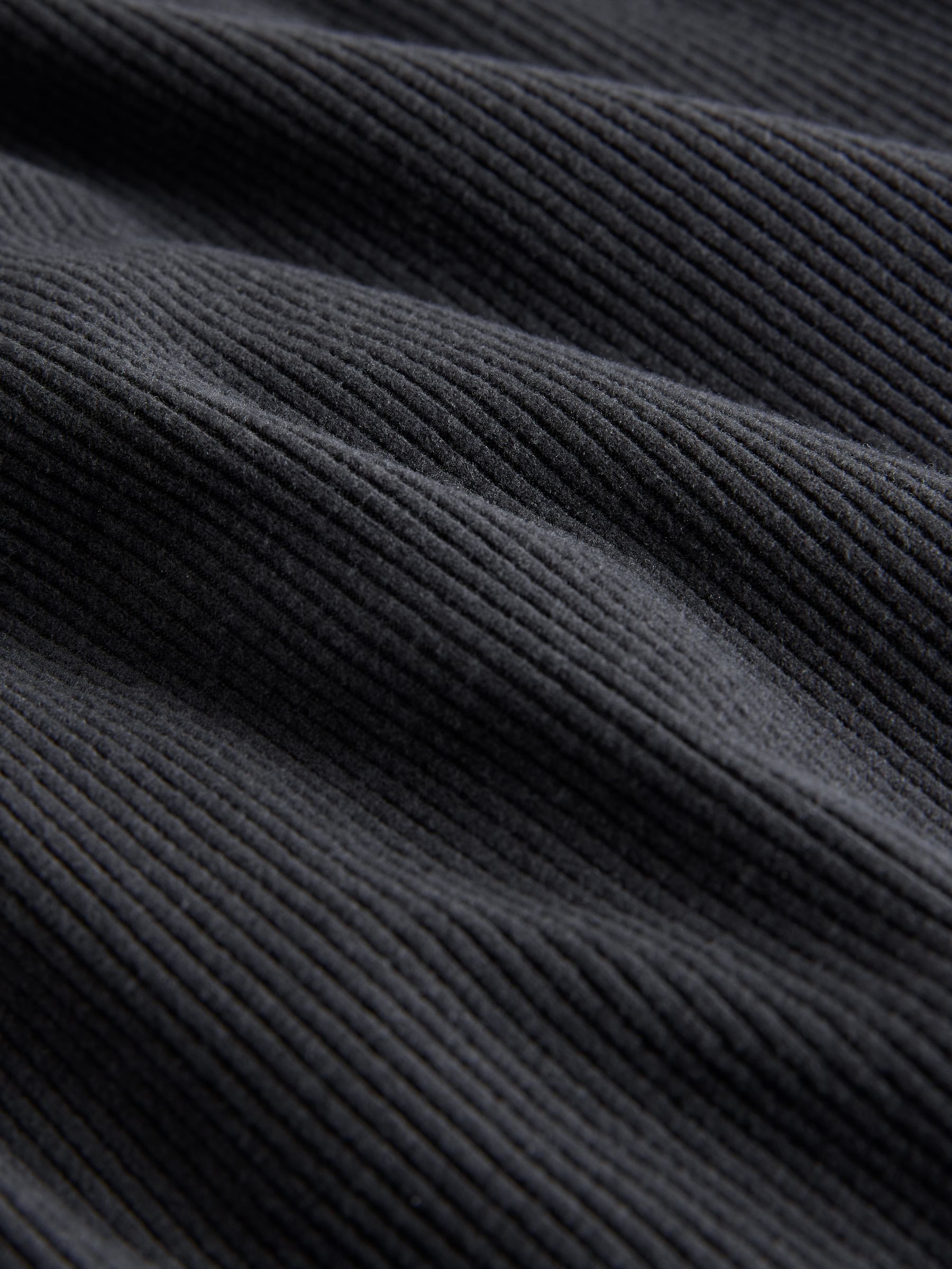 2 Pack Soft Touch Ribbed Wide Leg Joggers Black/Charcoal Grey - Image 4 of 5