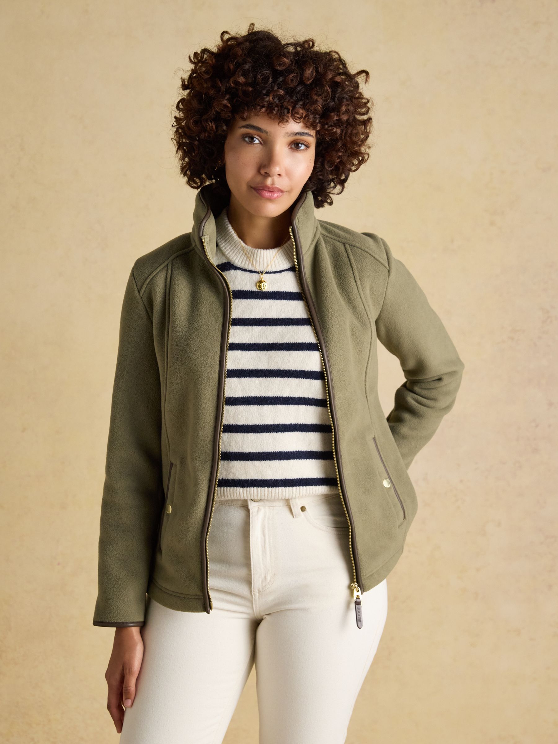 Heritage Light Green Regular Zip Through Fleece - Image 5 of 11