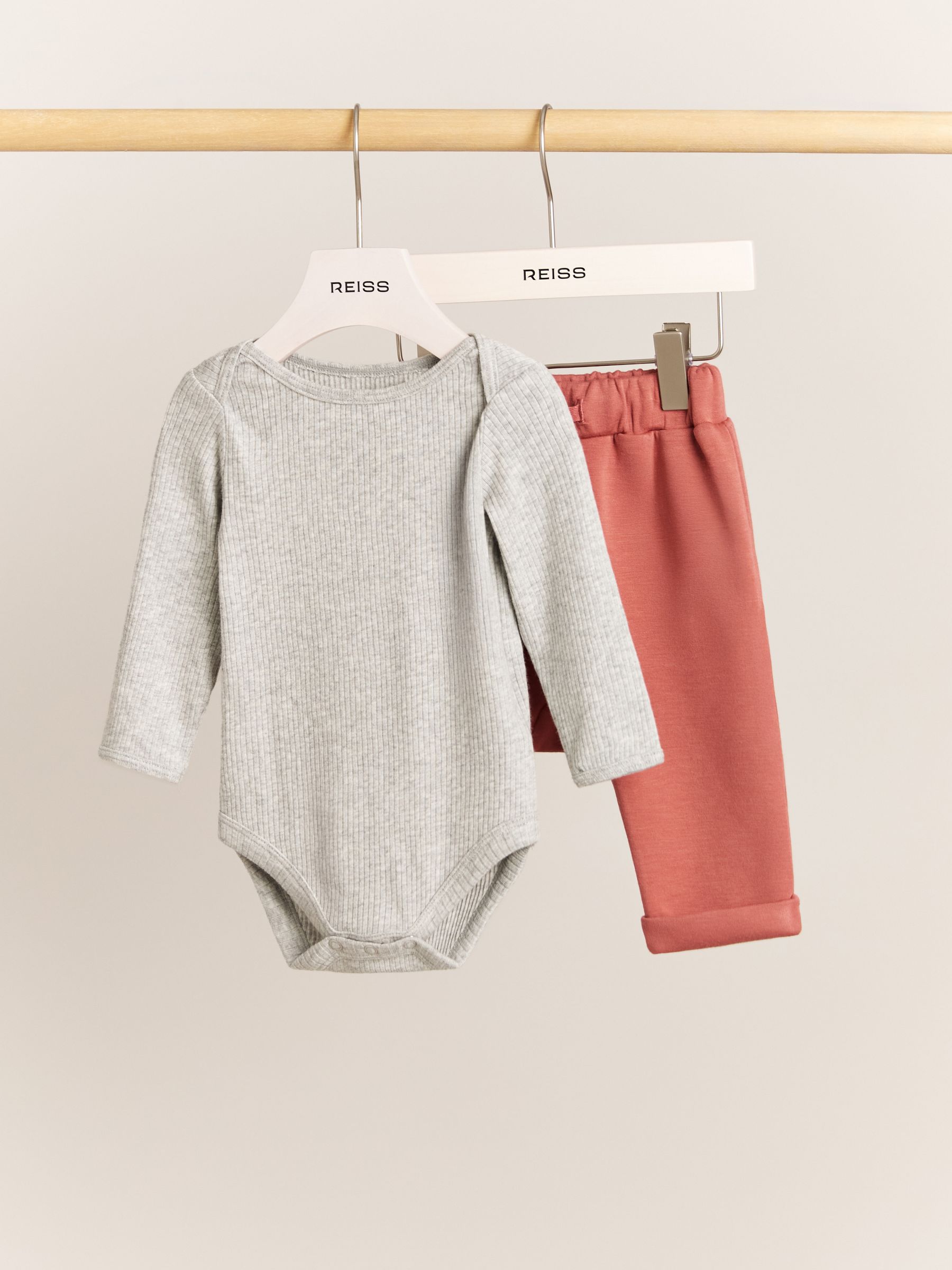Top & Leggings Set in Rose - Image 2 of 3