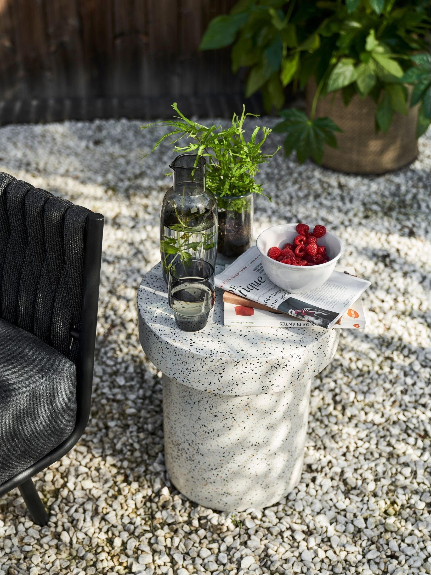 La Redoute Intérieurs Terrazzo Madina Outdoor End Table - Image 1 of 3