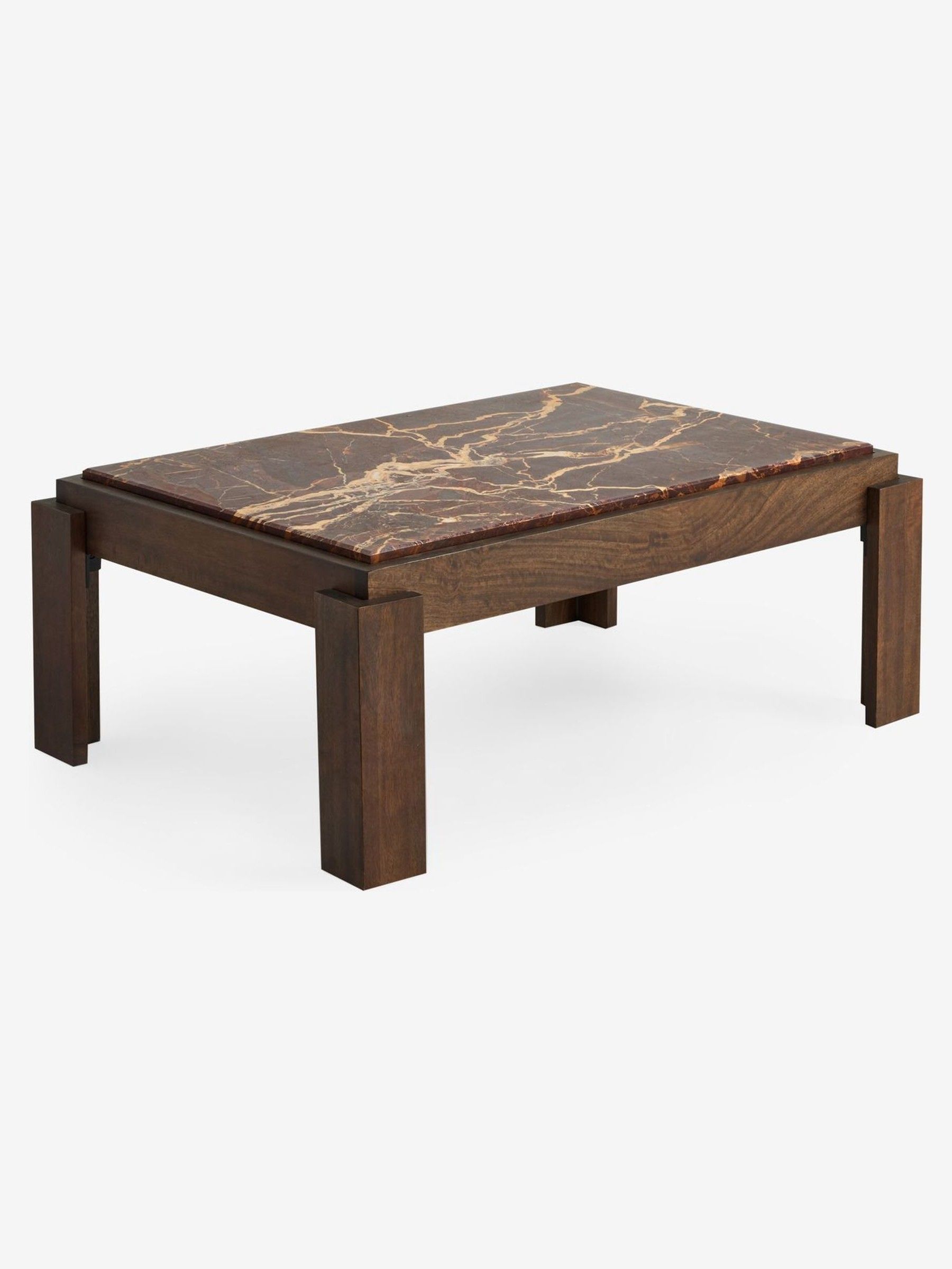 Wynn Coffee Table in Red Cherry Marble - Image 4 of 5